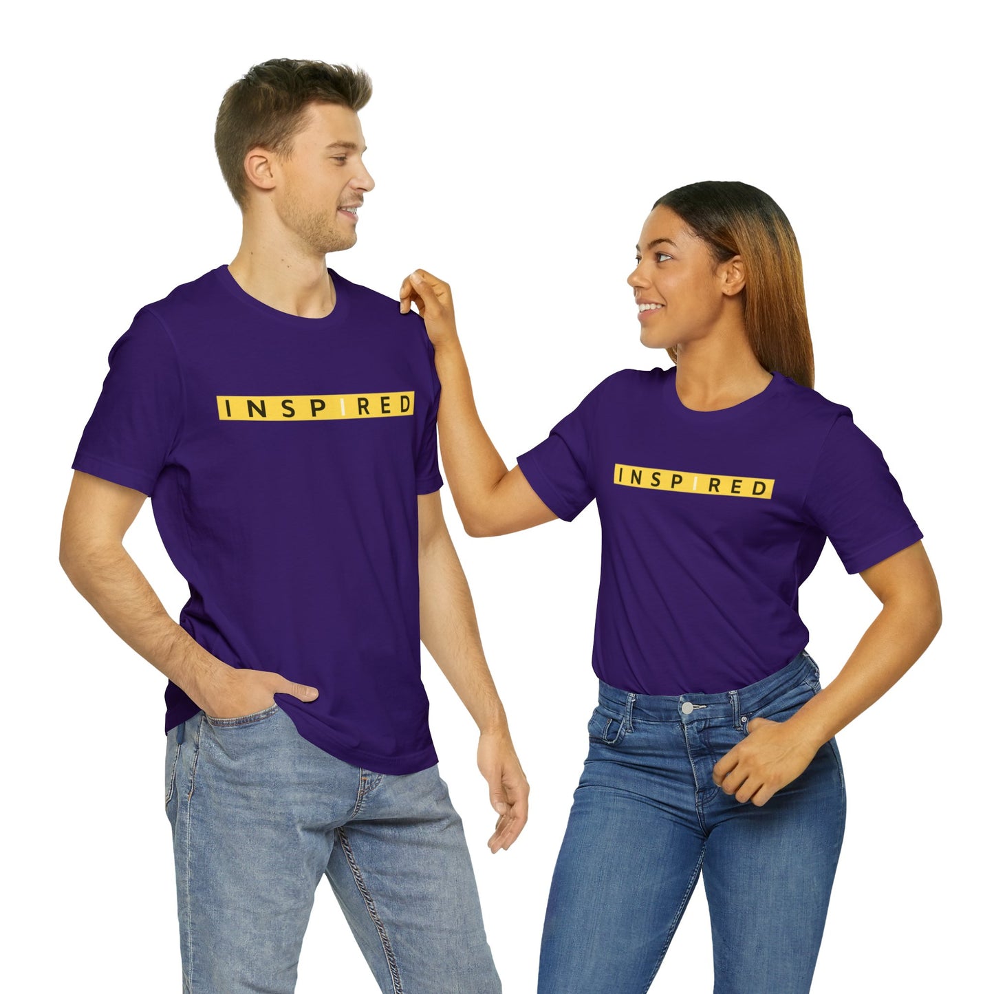 INSPIRED Women Jersey Short Sleeve Tee