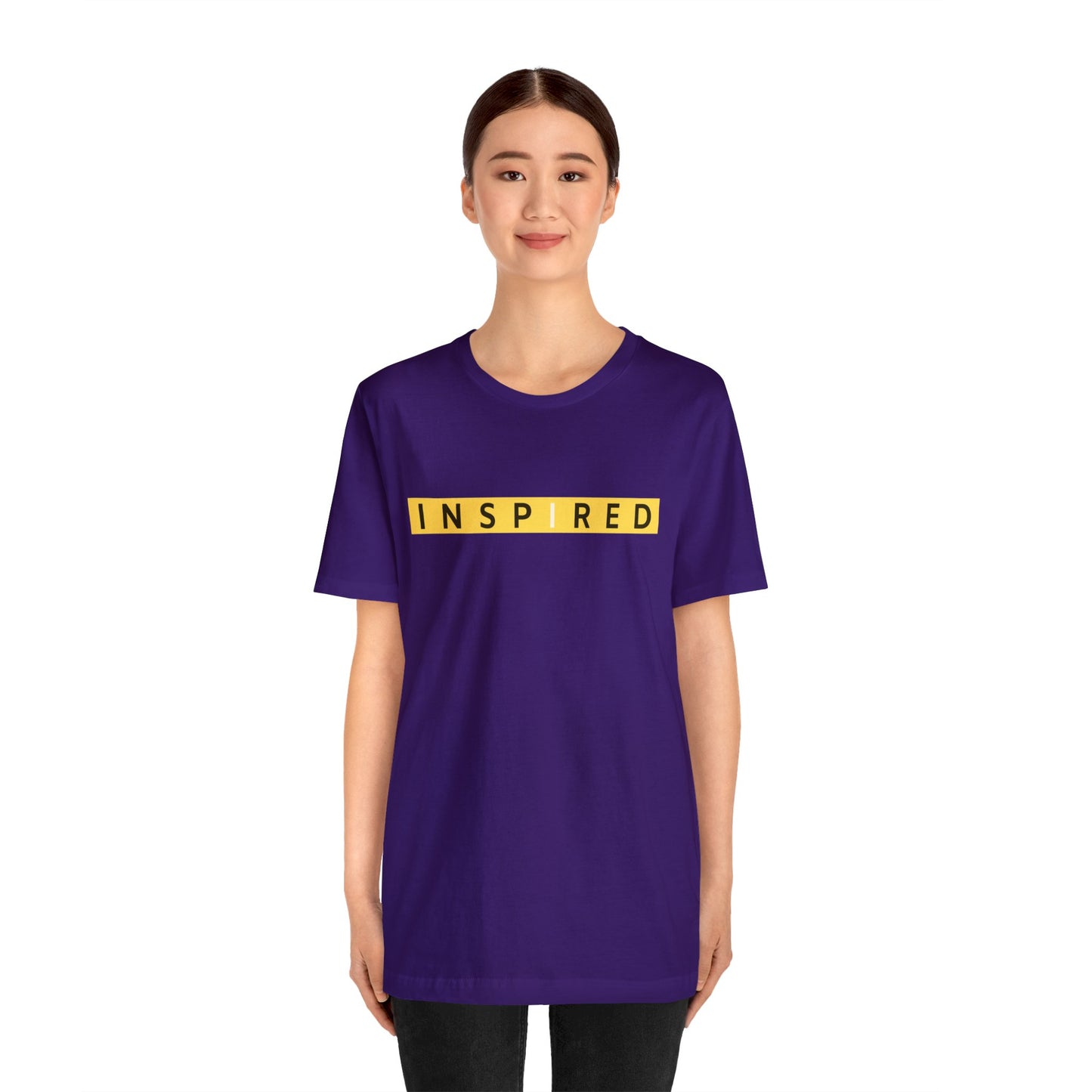 INSPIRED Women Jersey Short Sleeve Tee