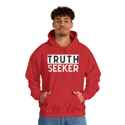 INSPIRED Truth Seeker UNISEX Heavy Blend Hooded Sweatshirt M