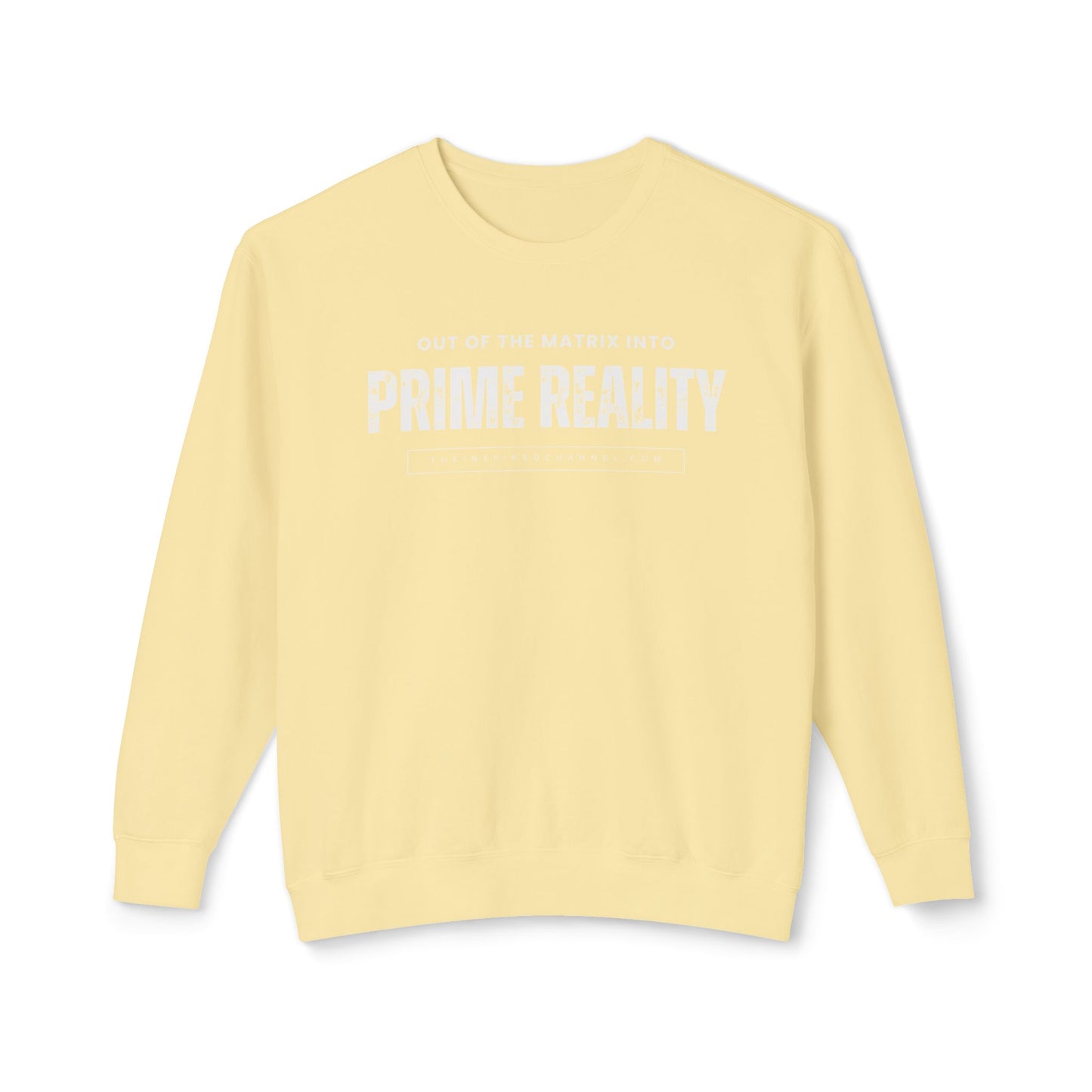 PRIME REALITY Unisex Lightweight Crewneck Sweatshirt