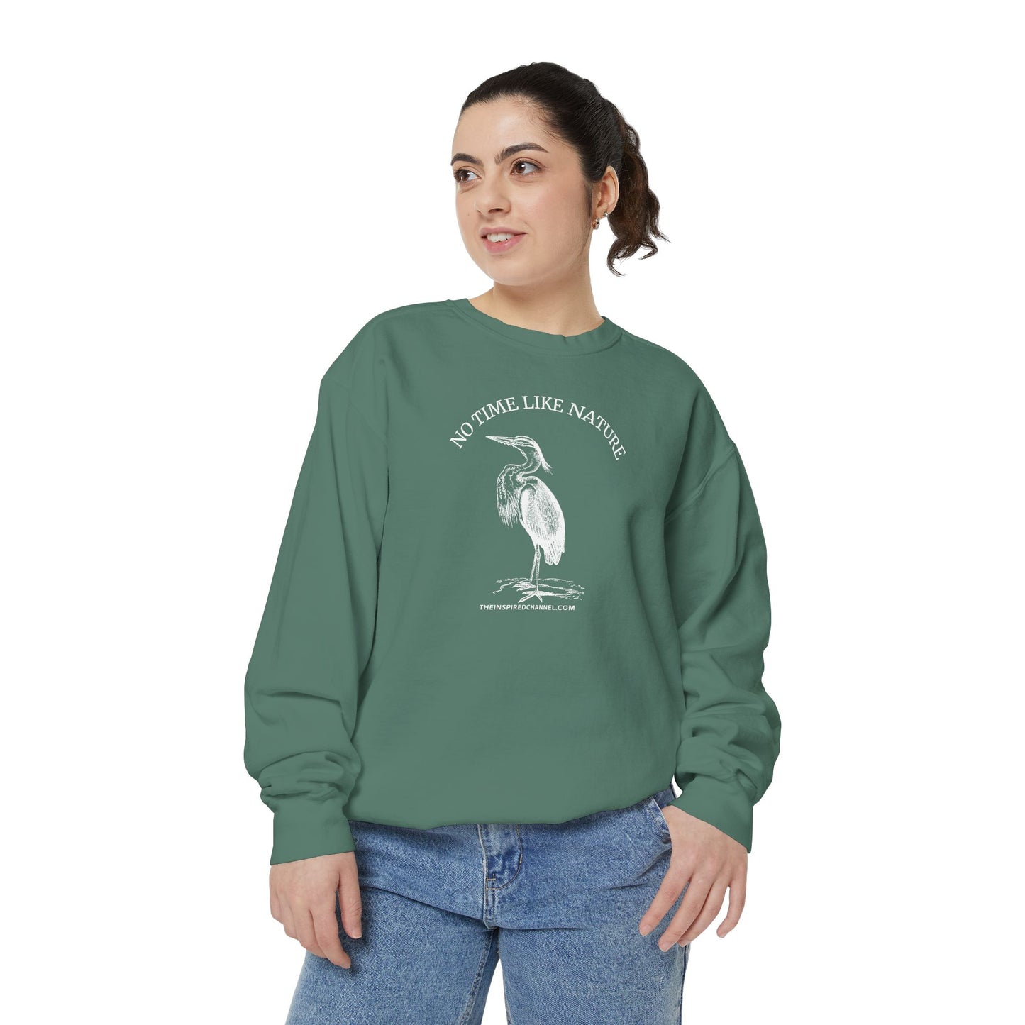 INSPIRED GARDEN Unisex Dyed Sweatshirt