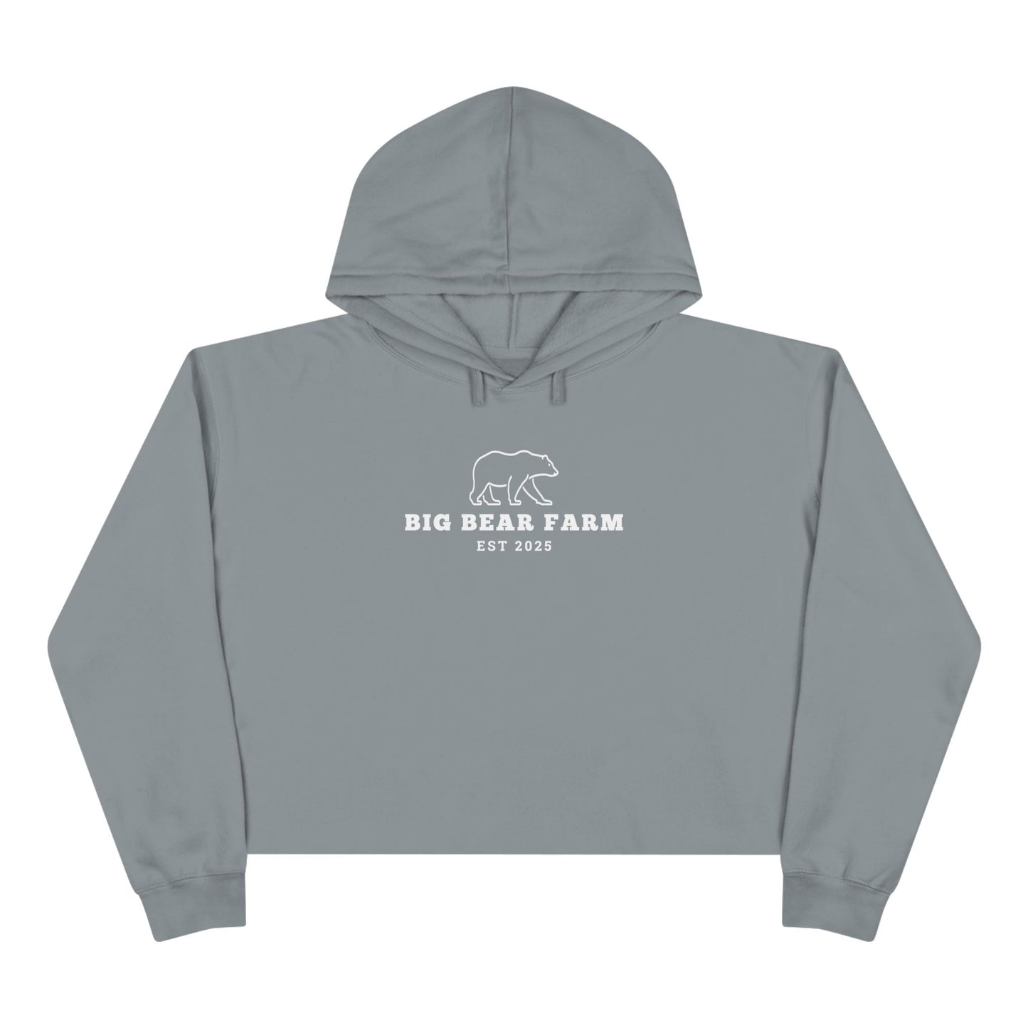 INSPIRED Big Bear Crop Hoodie