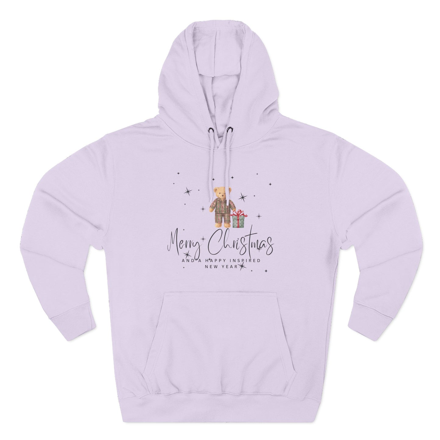 INSPIRED  SPECIAL CHRISTMAS Edition Bear Hoodie UNISEX