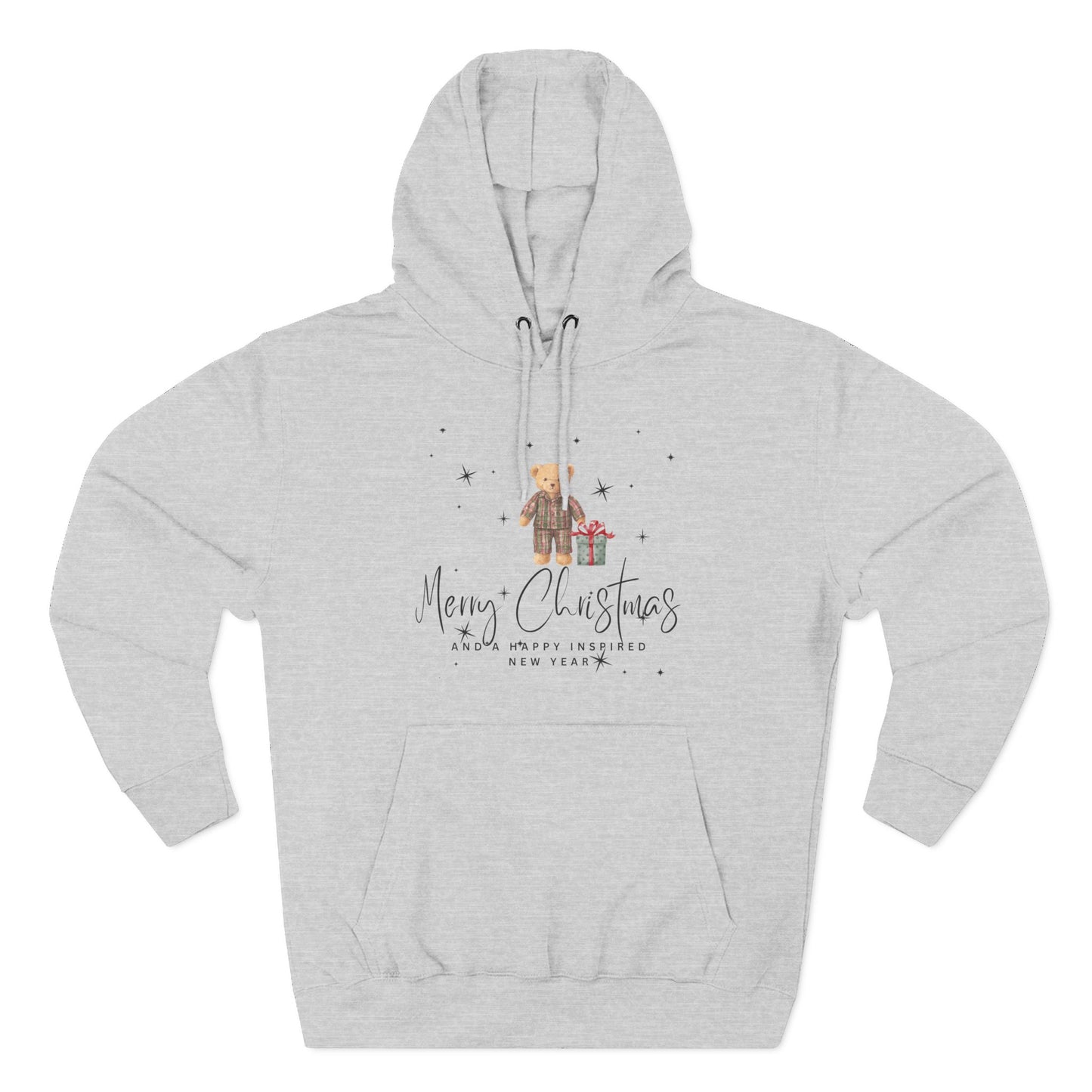 INSPIRED  SPECIAL CHRISTMAS Edition Bear Hoodie UNISEX