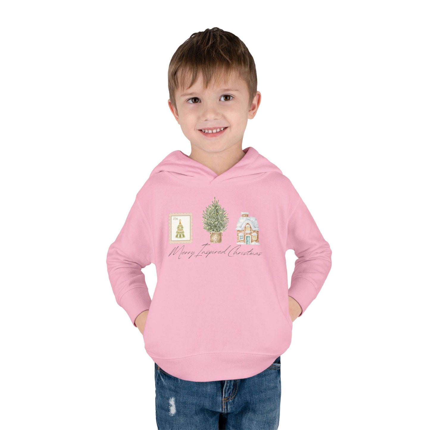 INSPIRED Toddler Hoodie - Merry Christmas PC