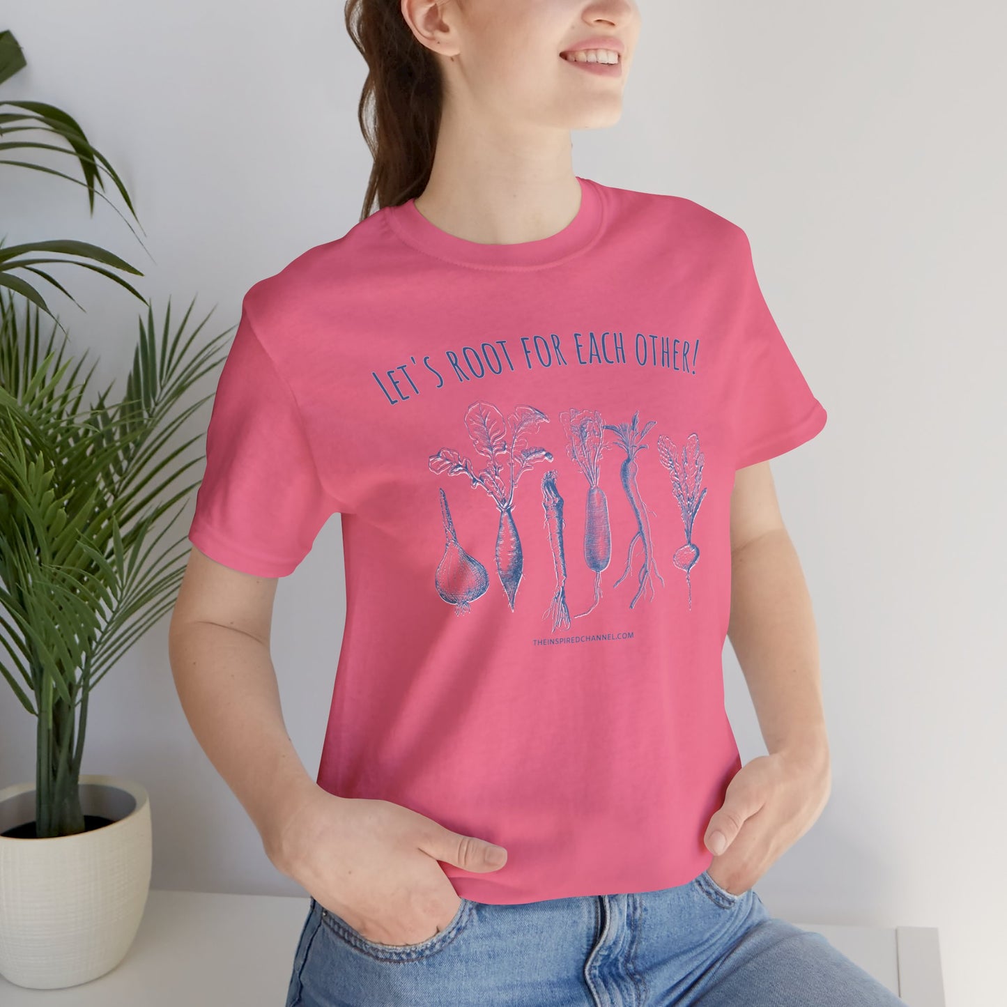 INSPIRED GARDEN L Unisex Jersey Short Sleeve Tee