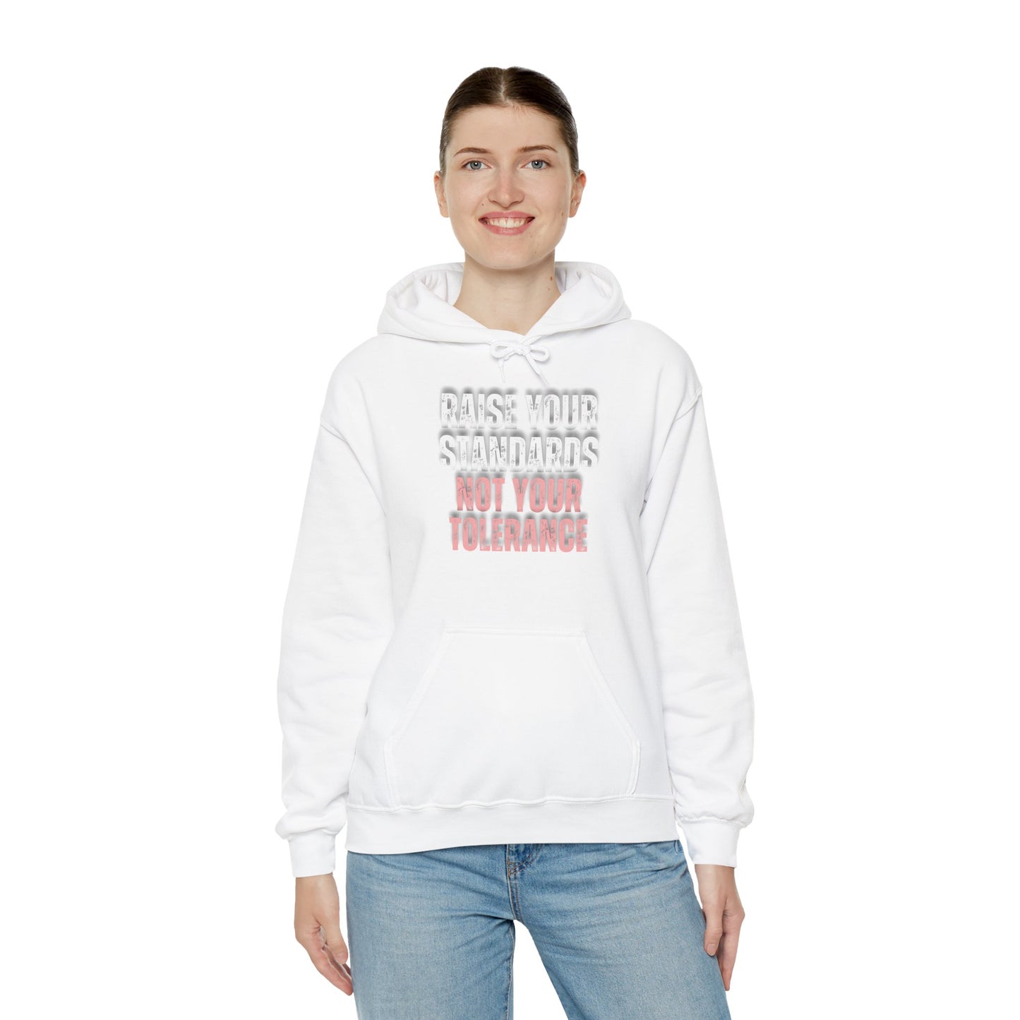 INSPIRED RAISE YOUR STANDARDS Unisex Heavy Blend™ Hooded Sweatshirt