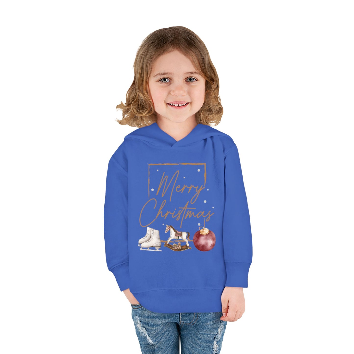 INSPIRED Toddler Hoodie - Merry Christmas