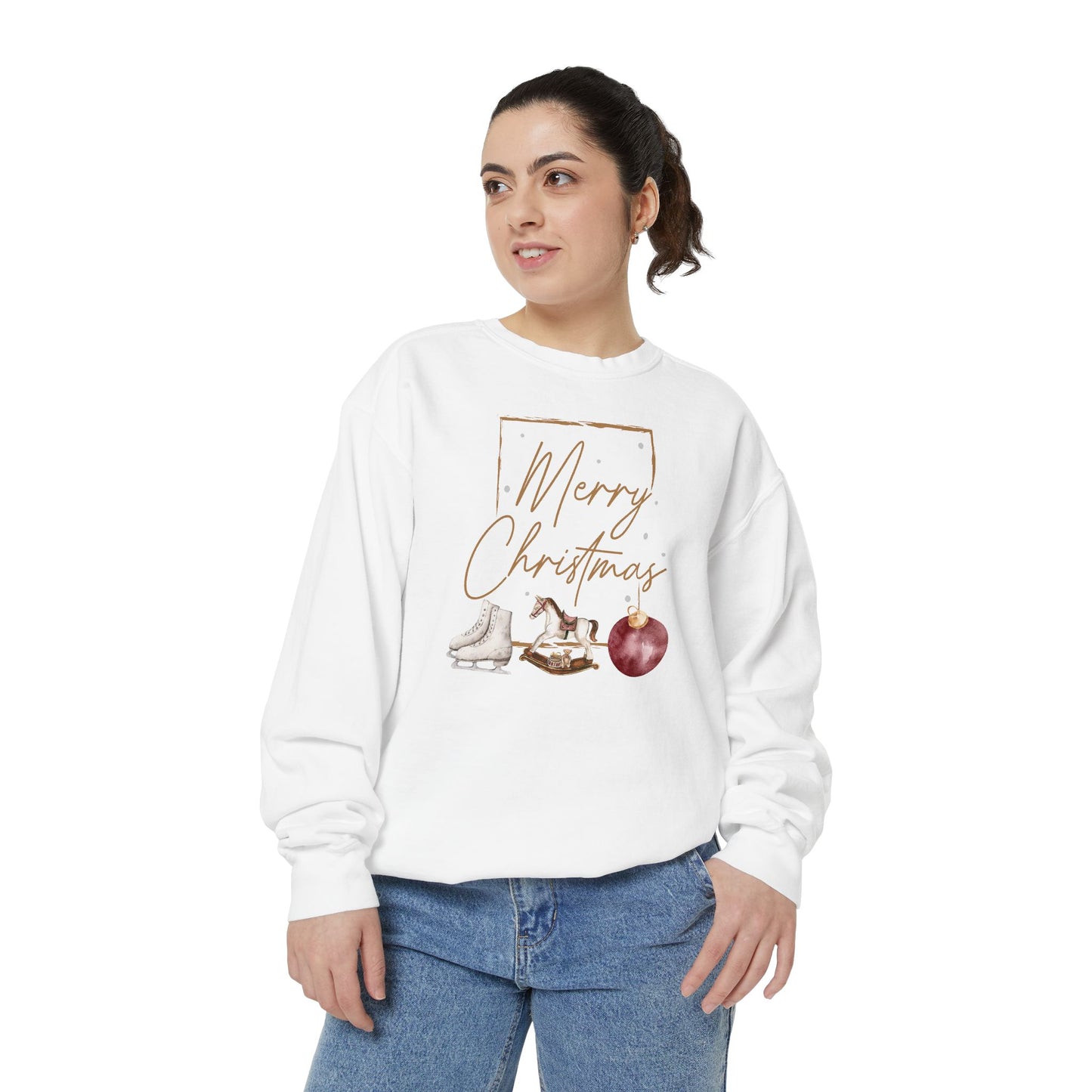 INSPIRED SPECIAL CHRISTMAS EDITION UNISEX Garment-Dyed Sweatshirt