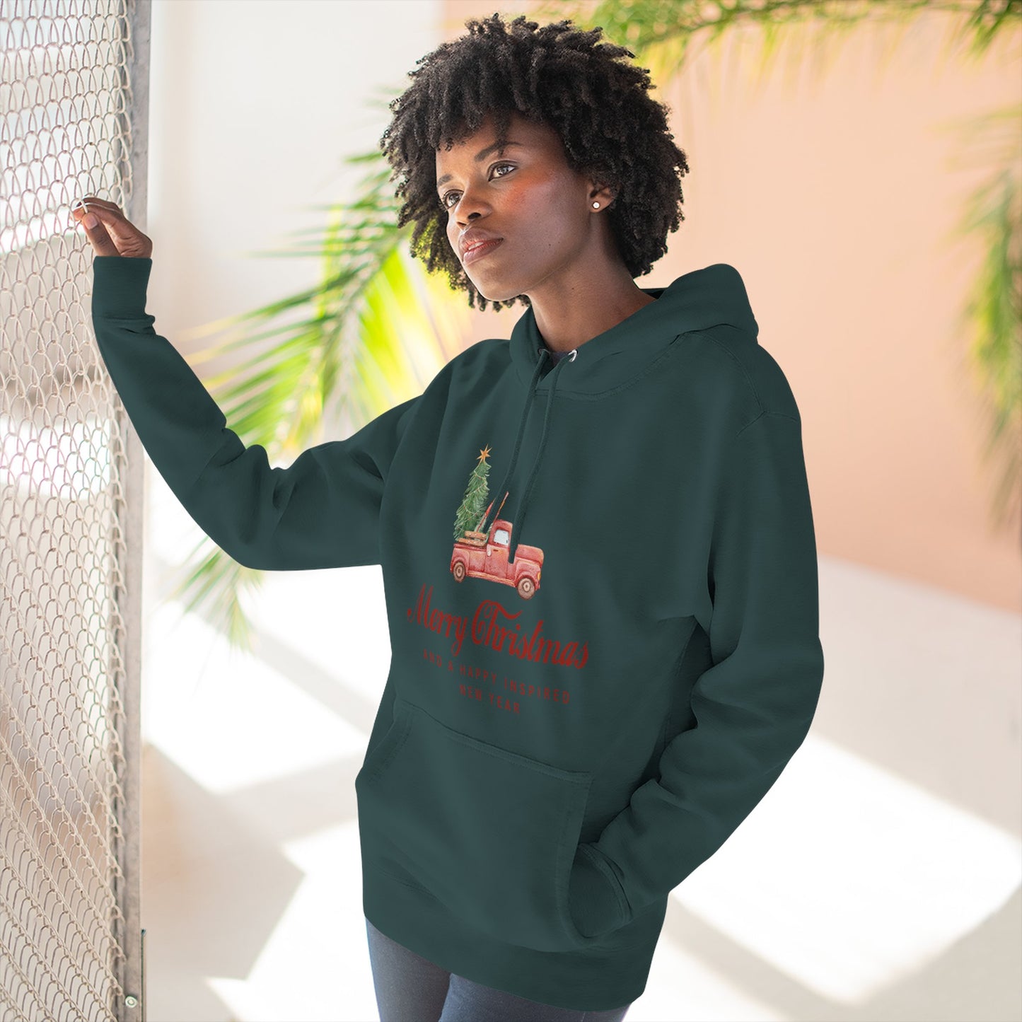 INSPIRED  SPECIAL CHRISTMAS Edition Truck Hoodie UNISEX