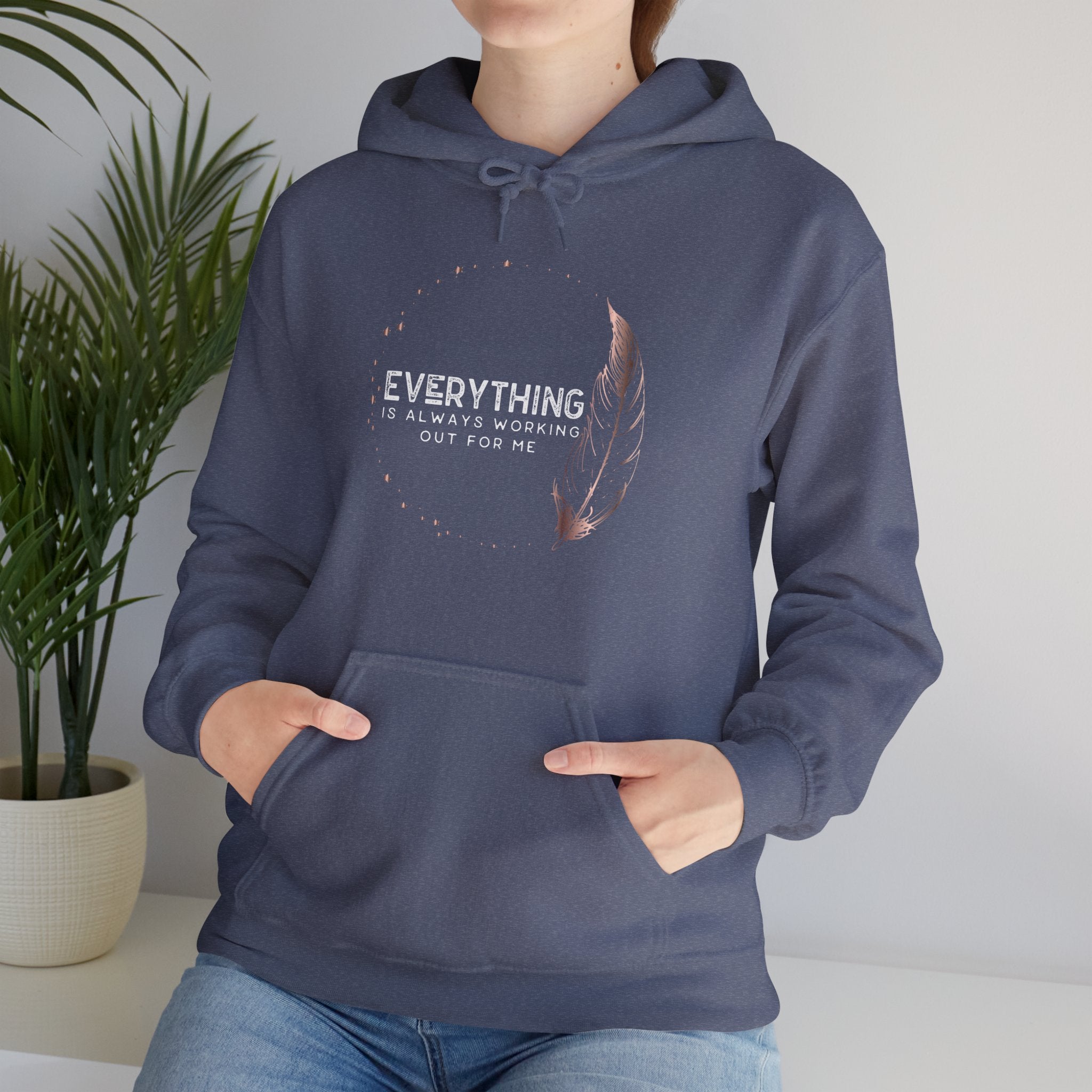 INSPIRED Everything is always... Heavy Blend Hooded Sweatshirt