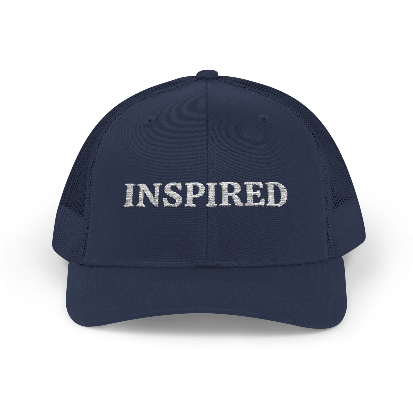Inspired Snapback Trucker Cap — Rhinestone 'INSPIRED' Mesh Hat