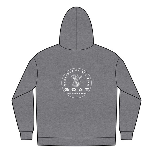 INSPIRED GOAT Logo Full-Zip Hoodie UNISEX