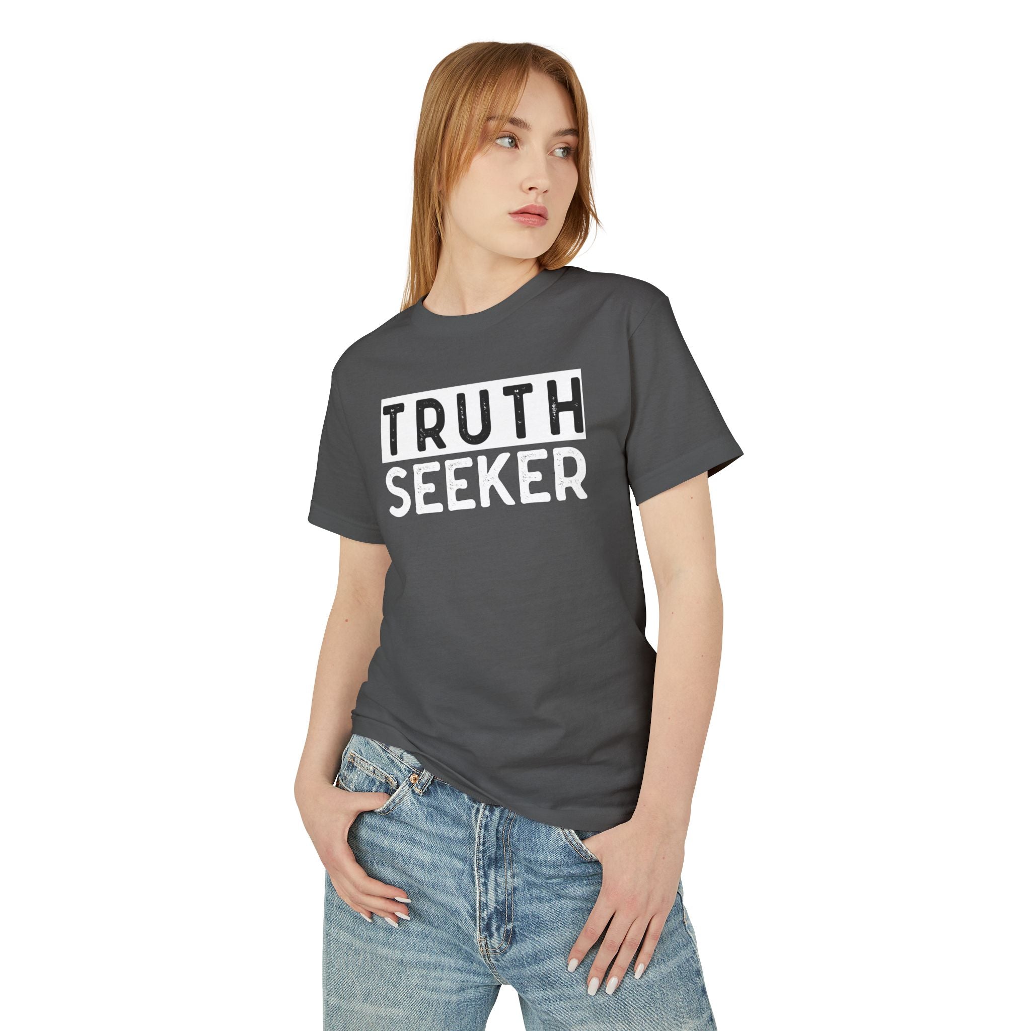 INSPIRED TRUTH SEEKER Garment-Dyed Heavyweight UNISEX Cotton Tee