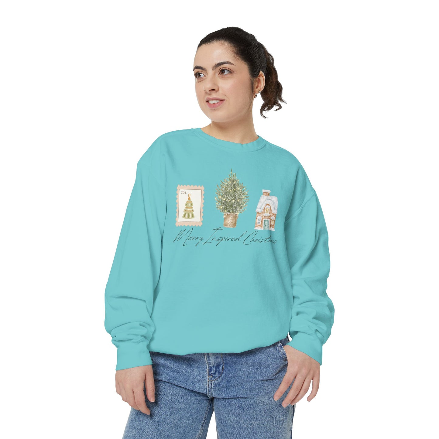 INSPIRED SPECIAL CHRISTMAS EDITION PC UNISEX Garment-Dyed Sweatshirt