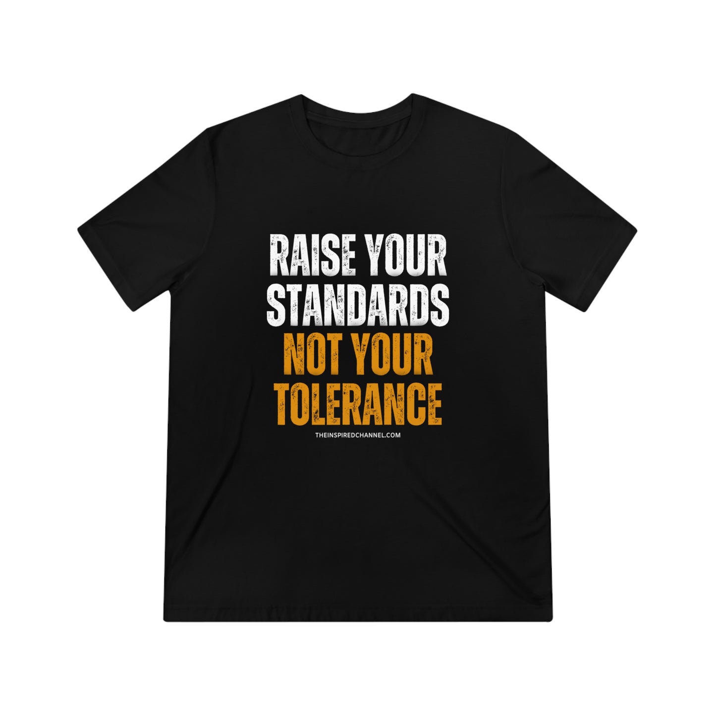 INSPIRED RAISE YOUR STANDARDS UNISEX Triblend Tee