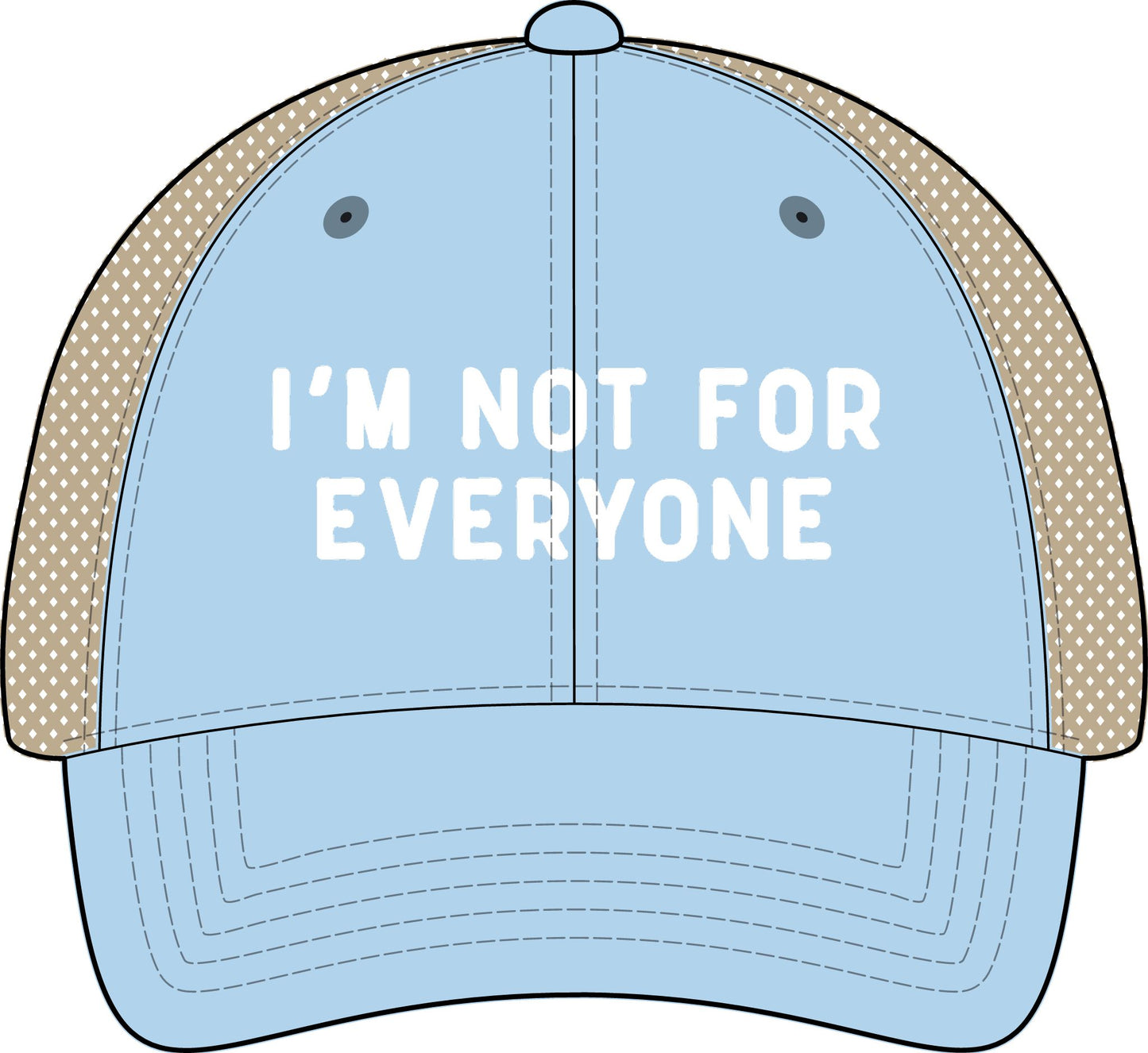 INSPIRED Everyone Women's Washed Mesh-Back Cap Embroidered