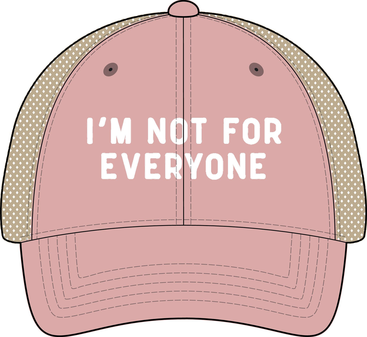 INSPIRED Everyone Women's Washed Mesh-Back Cap Embroidered
