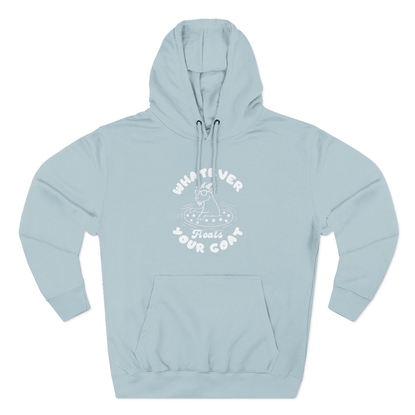 Three-Panel Fleece Hoodie