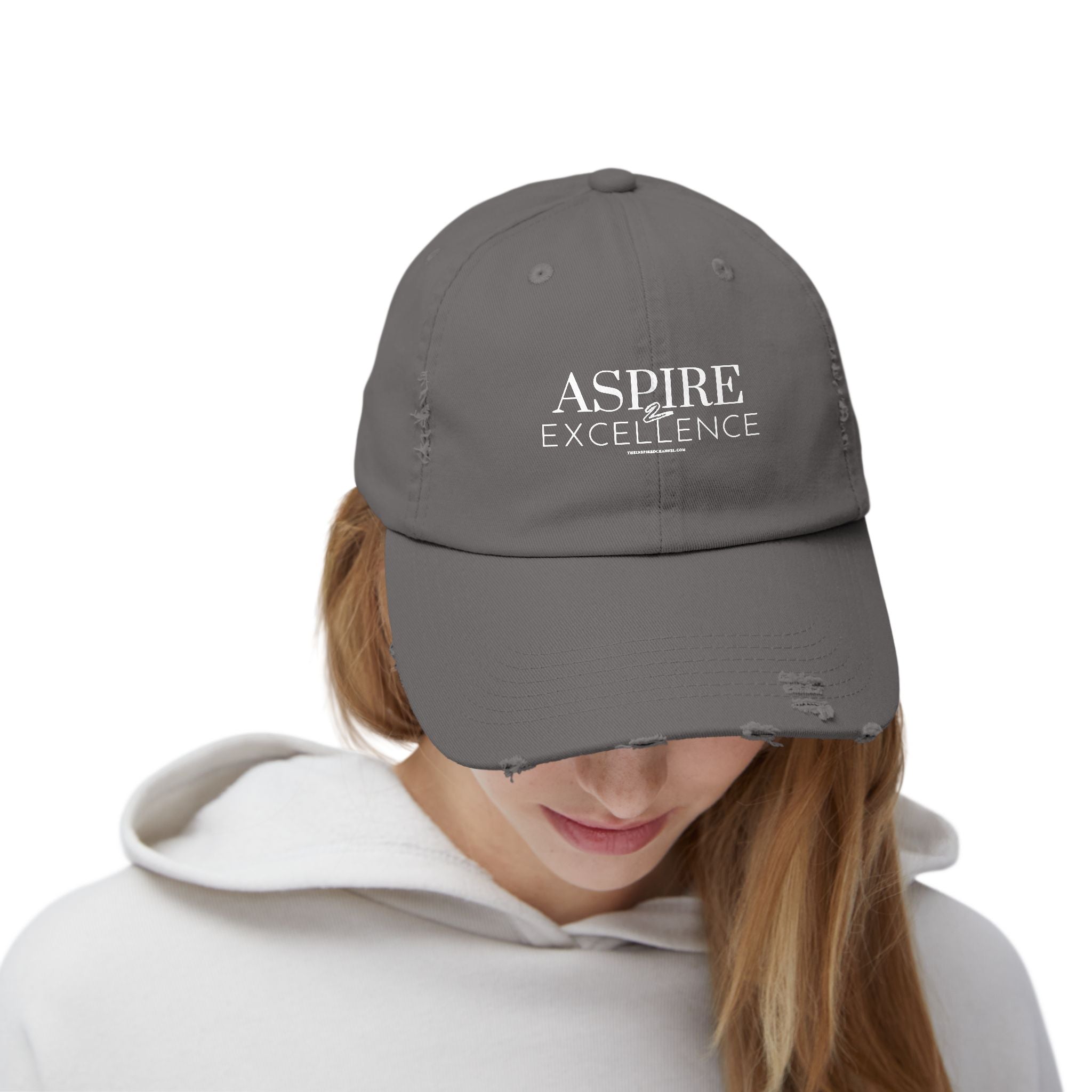 INSPIRED Aspire 2 Excellence UNISEX Distressed Cap