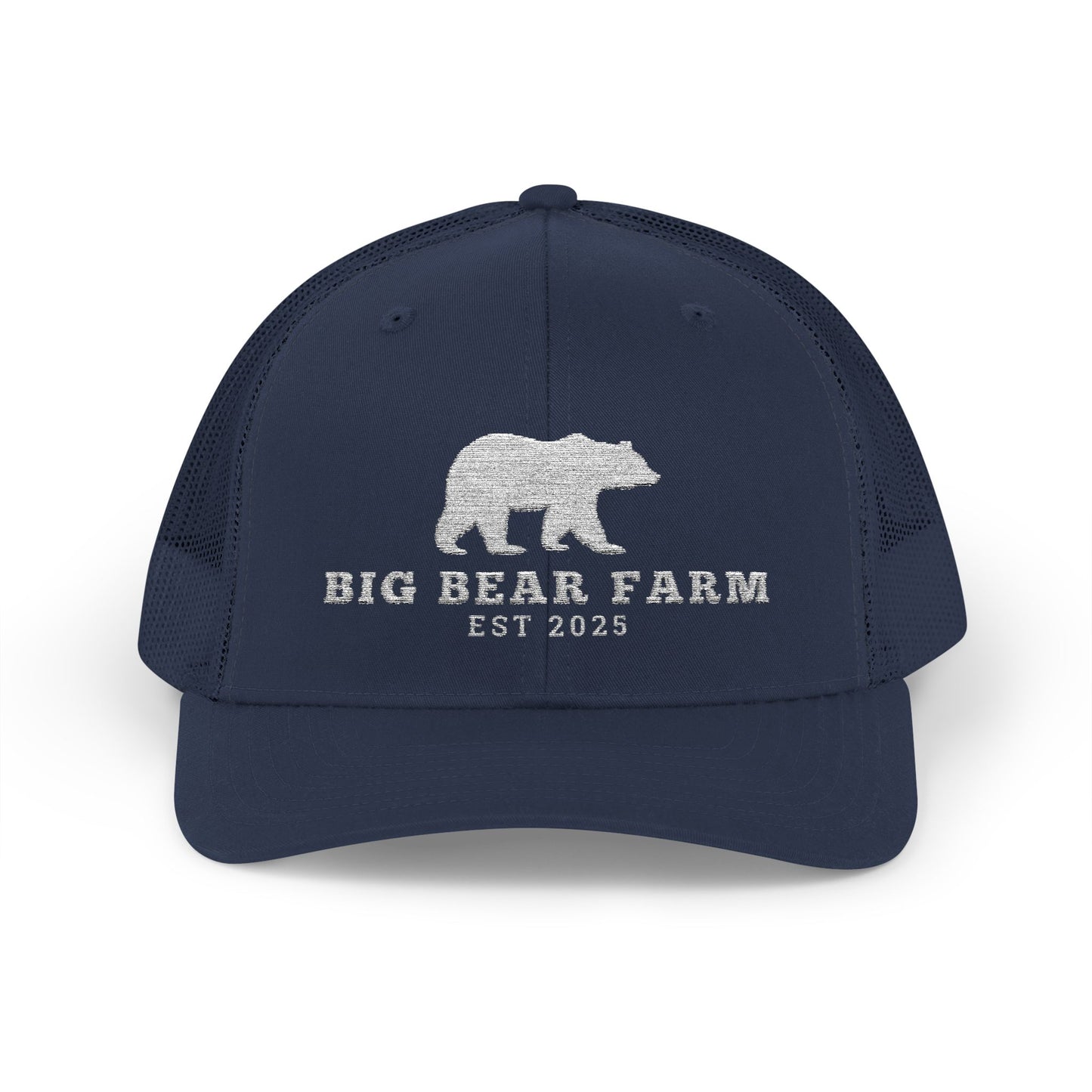INSPIRED B B FARM W Trucker Cap  Embroidered Mesh Snapback
