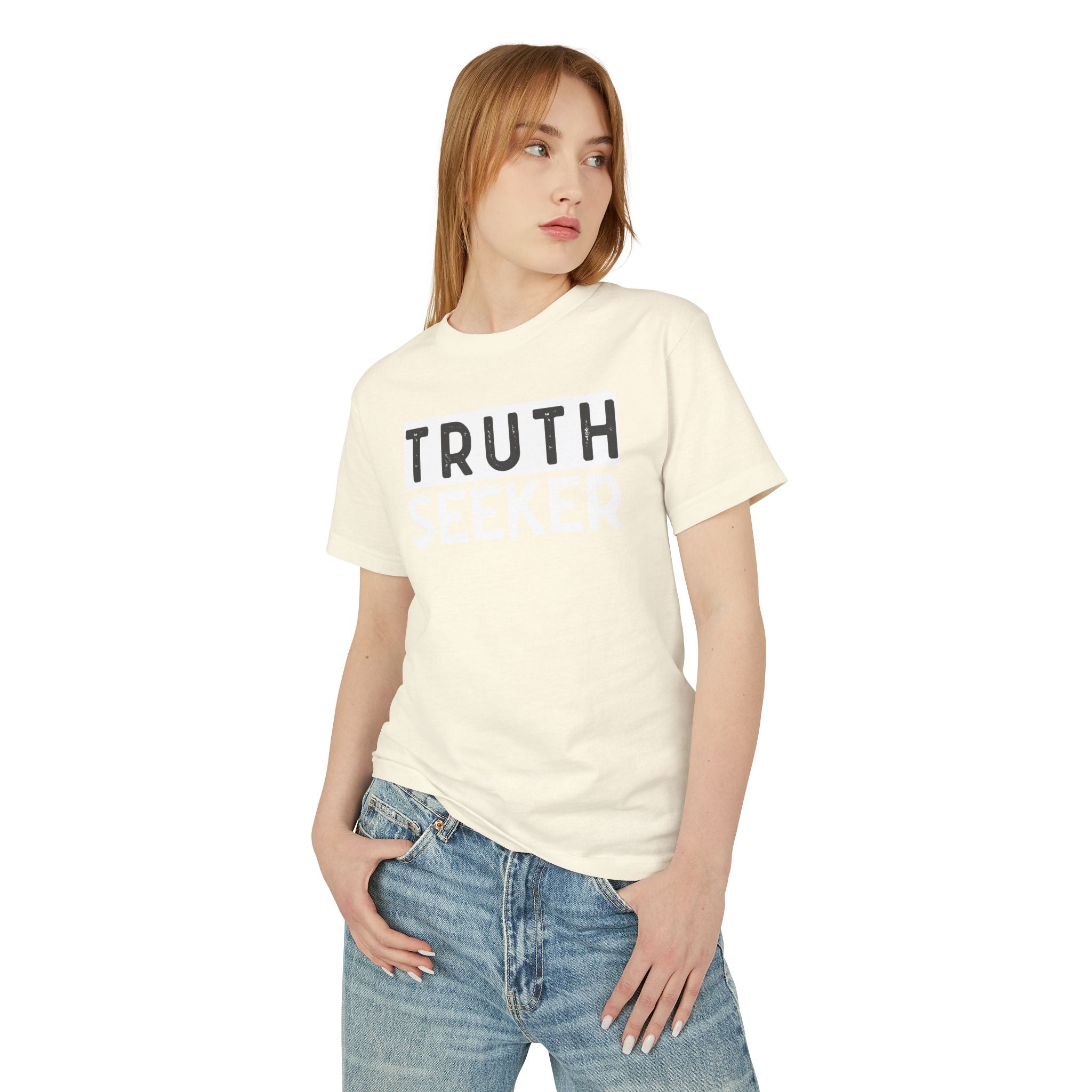 INSPIRED TRUTH SEEKER Garment-Dyed Heavyweight UNISEX Cotton Tee