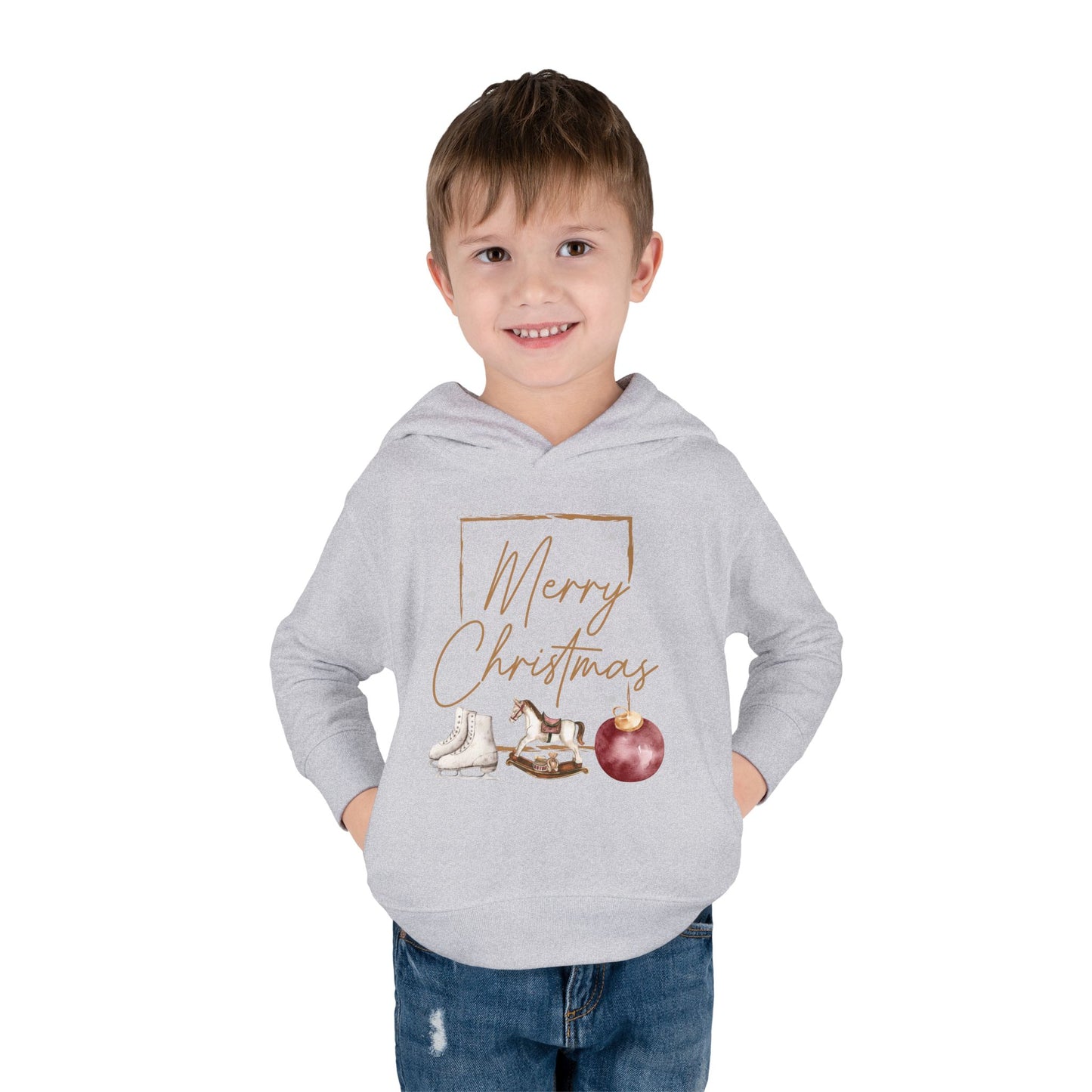 INSPIRED Toddler Hoodie - Merry Christmas