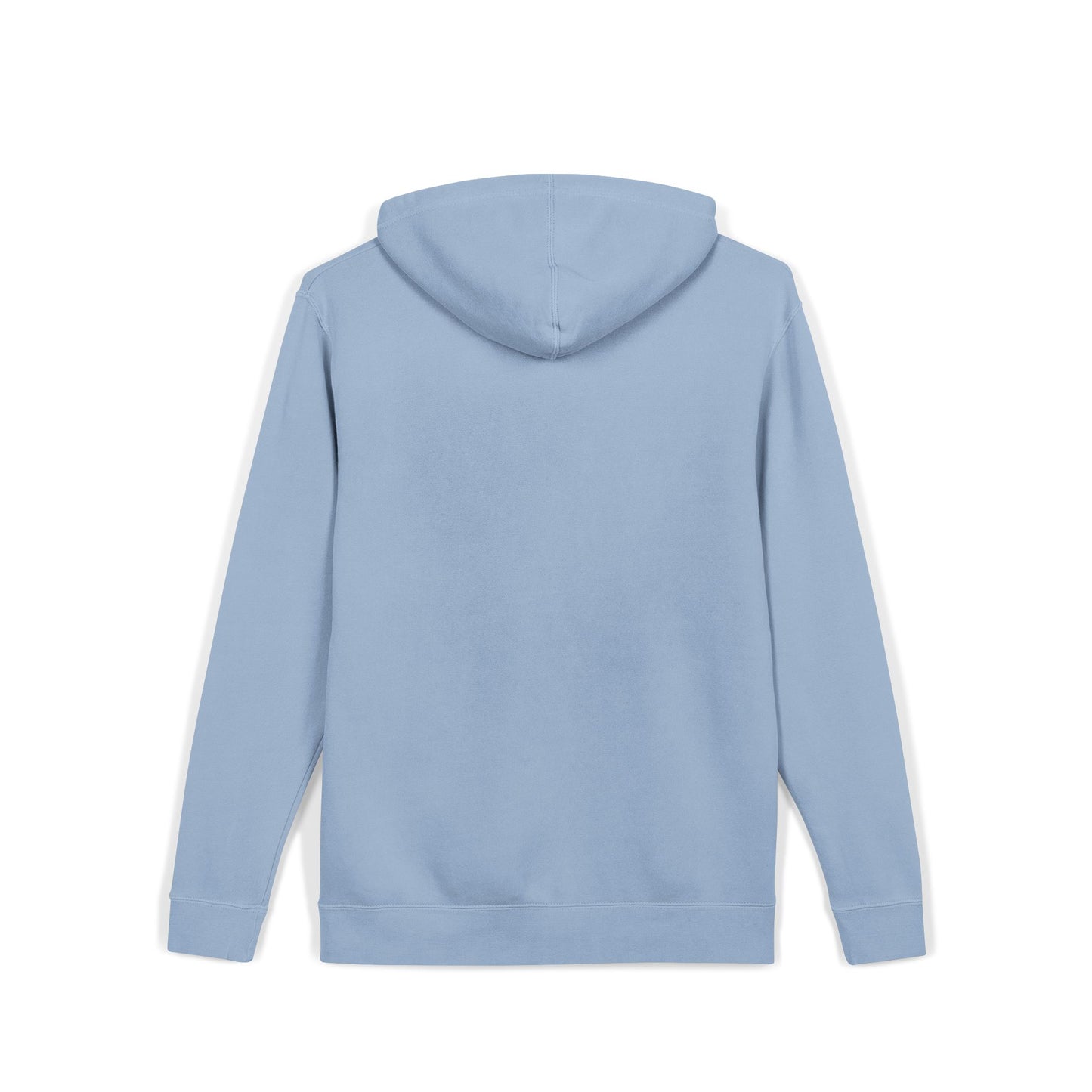 INSPIRED WHITEHAT Hoodie — Distressed Logo Pigment-Dyed Pullover