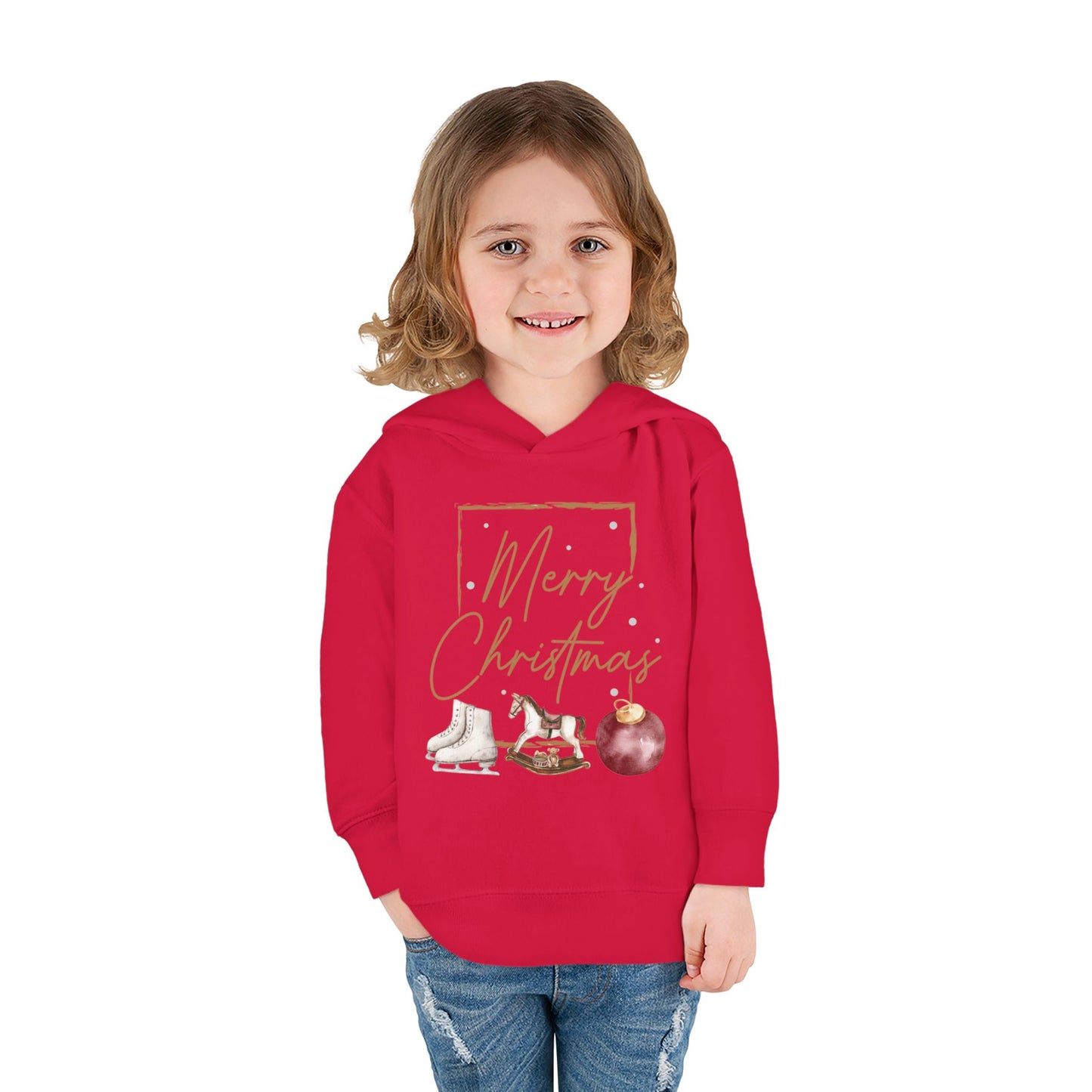 INSPIRED Toddler Hoodie - Merry Christmas