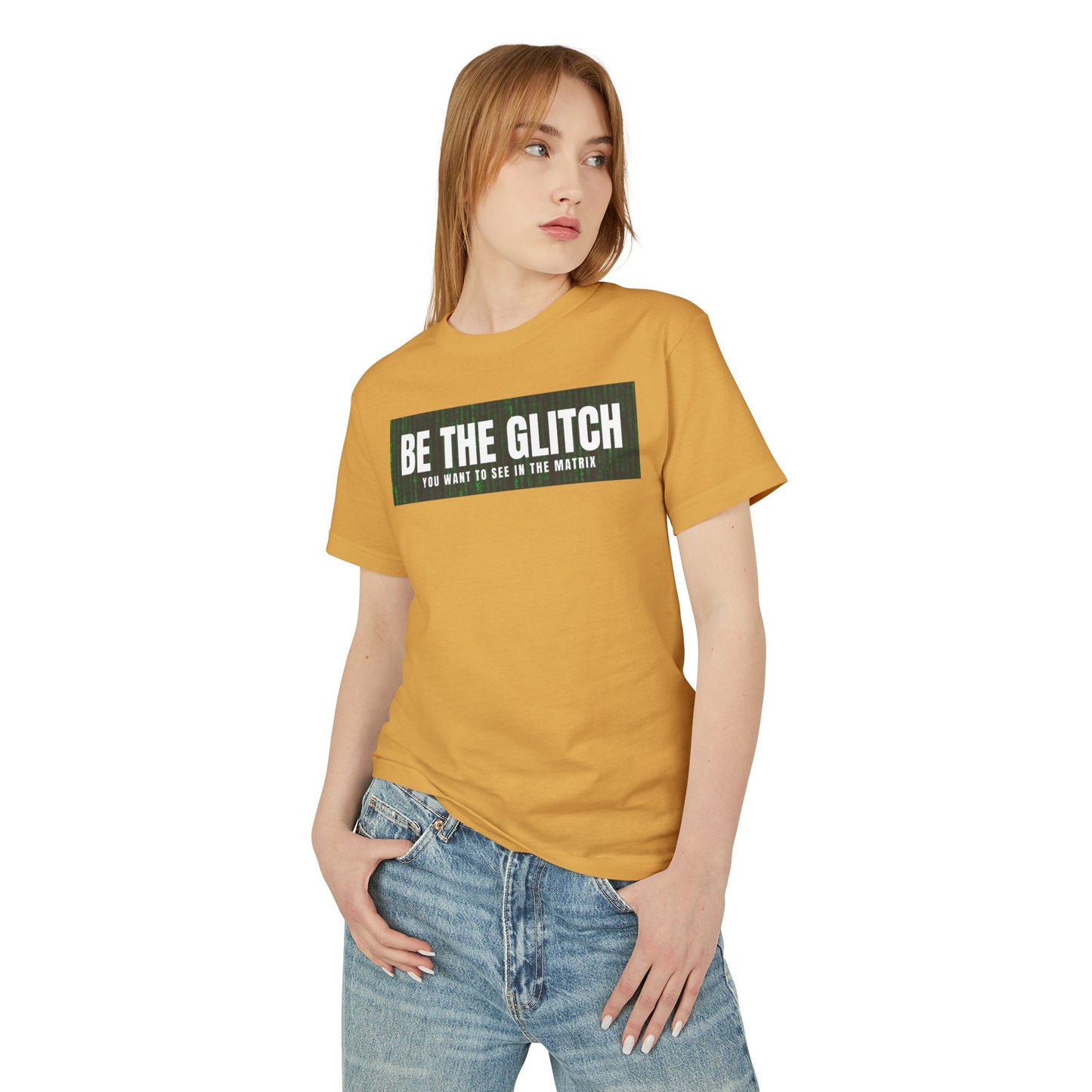 BE THE GLITCH UNISEX Garment-Dyed Heavyweight Cotton Tee