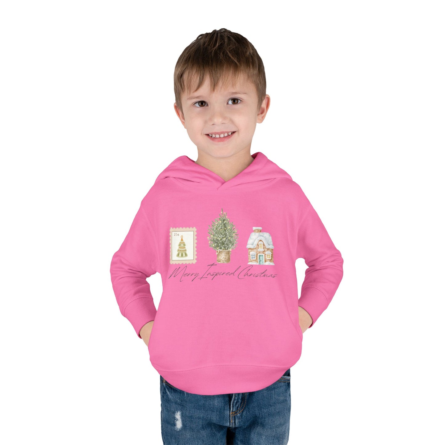 INSPIRED Toddler Hoodie - Merry Christmas PC