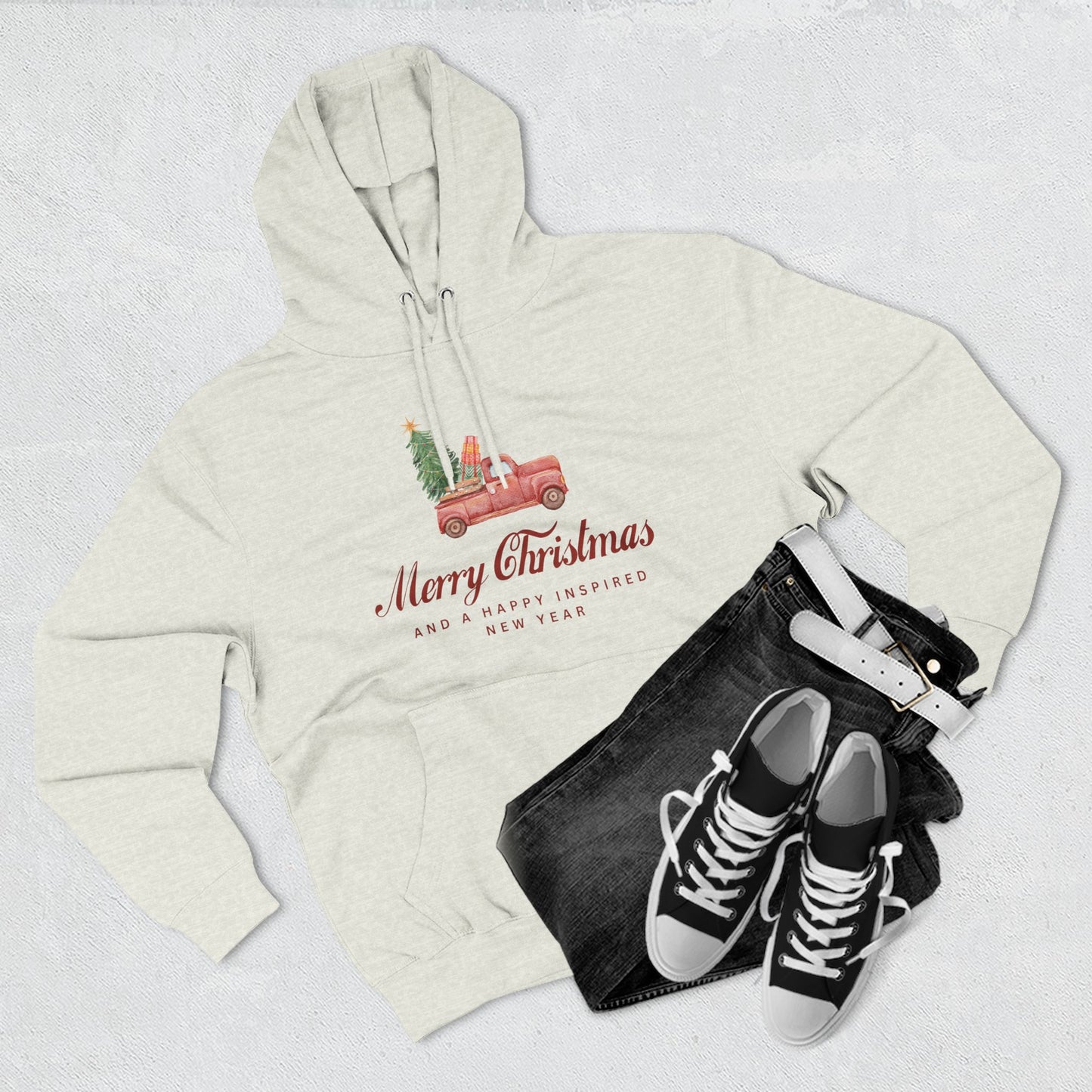 INSPIRED  SPECIAL CHRISTMAS Edition Truck Hoodie UNISEX