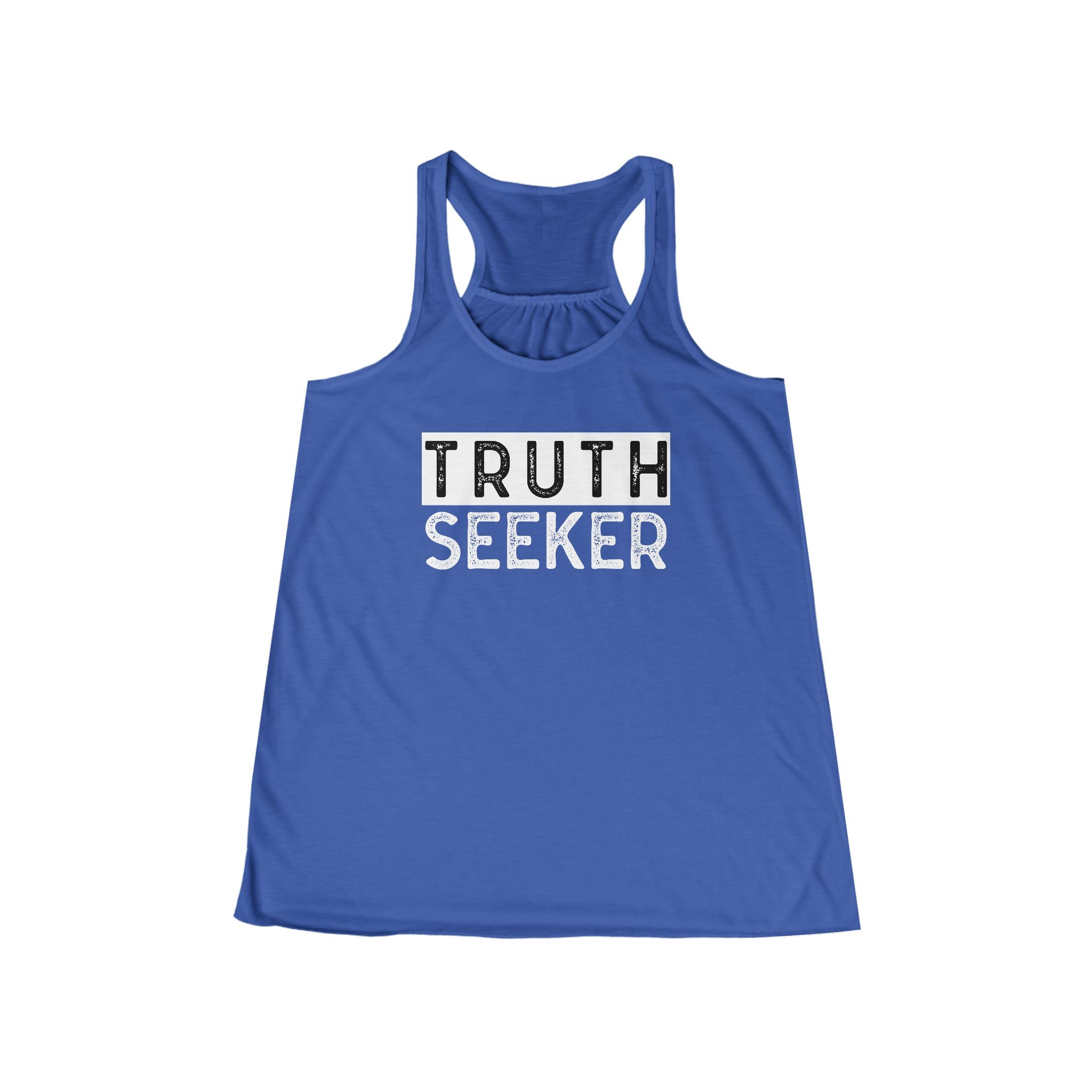 INSPIRED TRUTH SEEKER Women's Flowy Racerback Tank