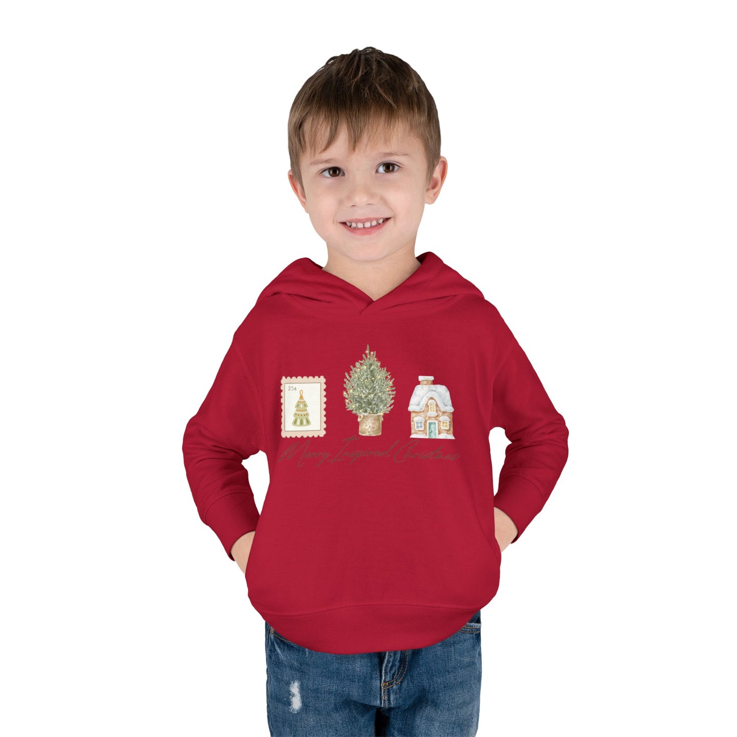 INSPIRED Toddler Hoodie - Merry Christmas PC