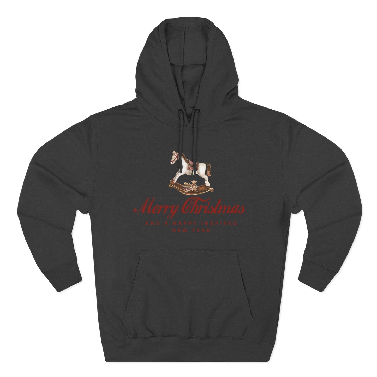 INSPIRED  SPECIAL CHRISTMAS Edition Horse Hoodie UNISEX
