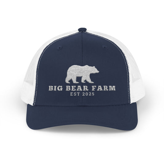 INSPIRED B B FARM W Trucker Cap  Embroidered Mesh Snapback