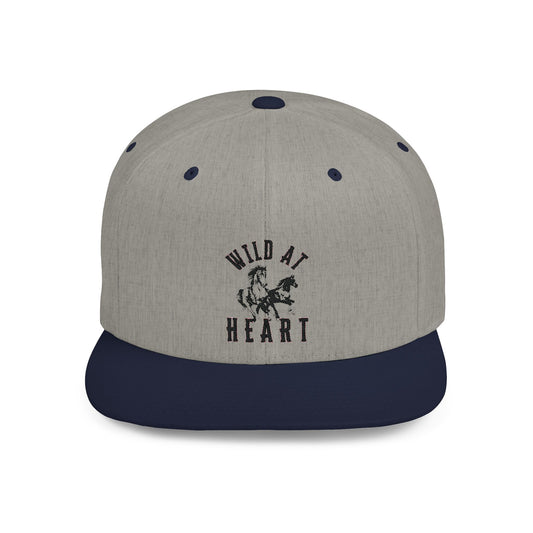 WILD AT HEART Flat Bill Snapback