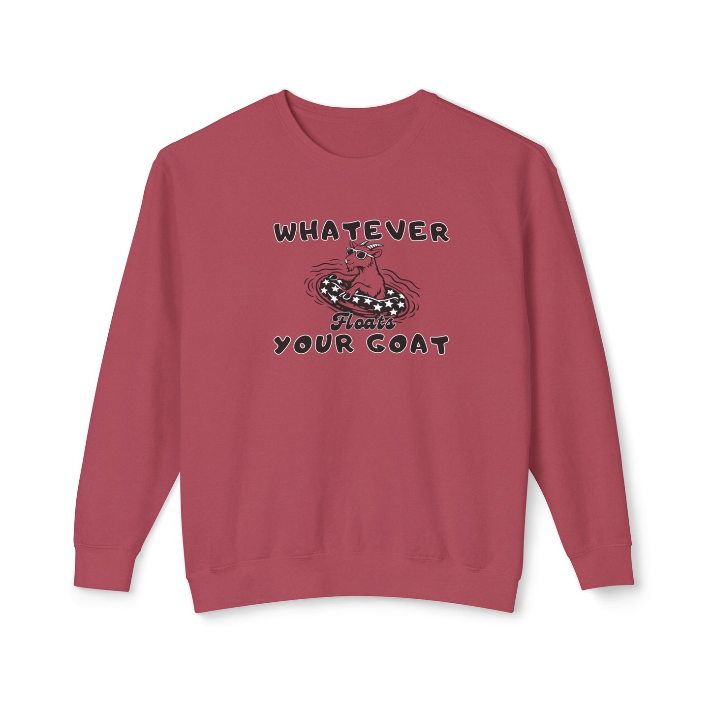 INSPIRED Goat Unisex Lightweight Crewneck Sweatshirt