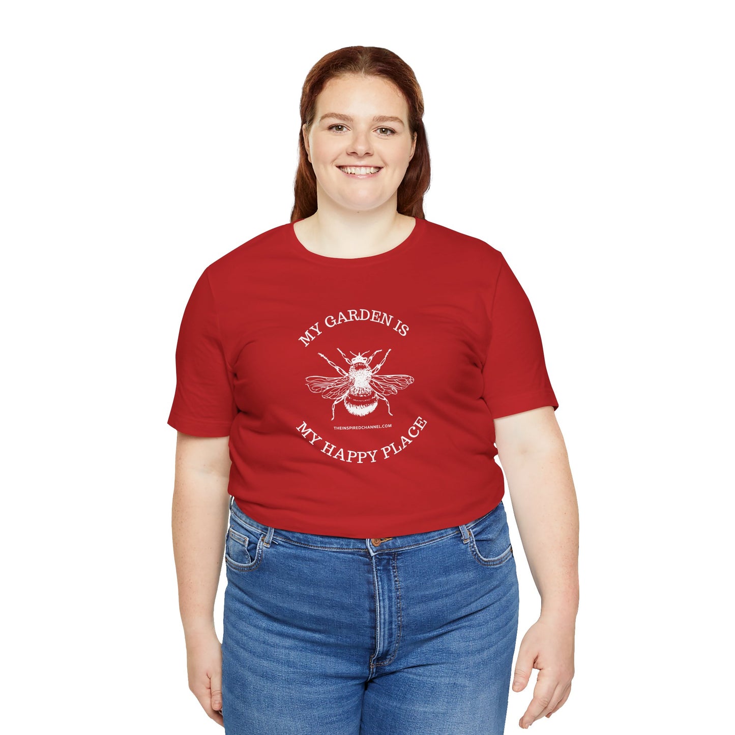 INSPIRED GARDEN Unisex Jersey Short Sleeve Tee