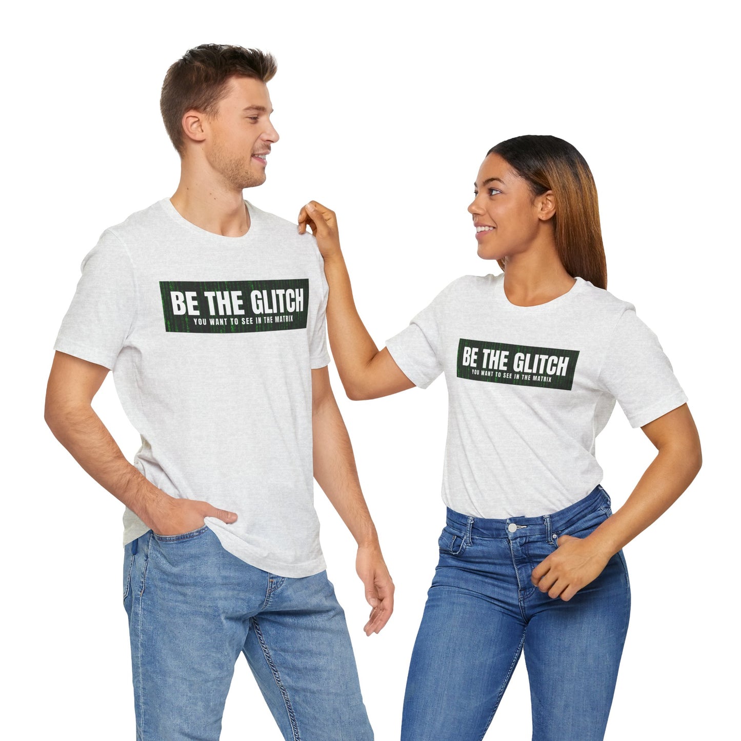 BE THE GLITCH Jersey UNISEX Short Sleeve Tee