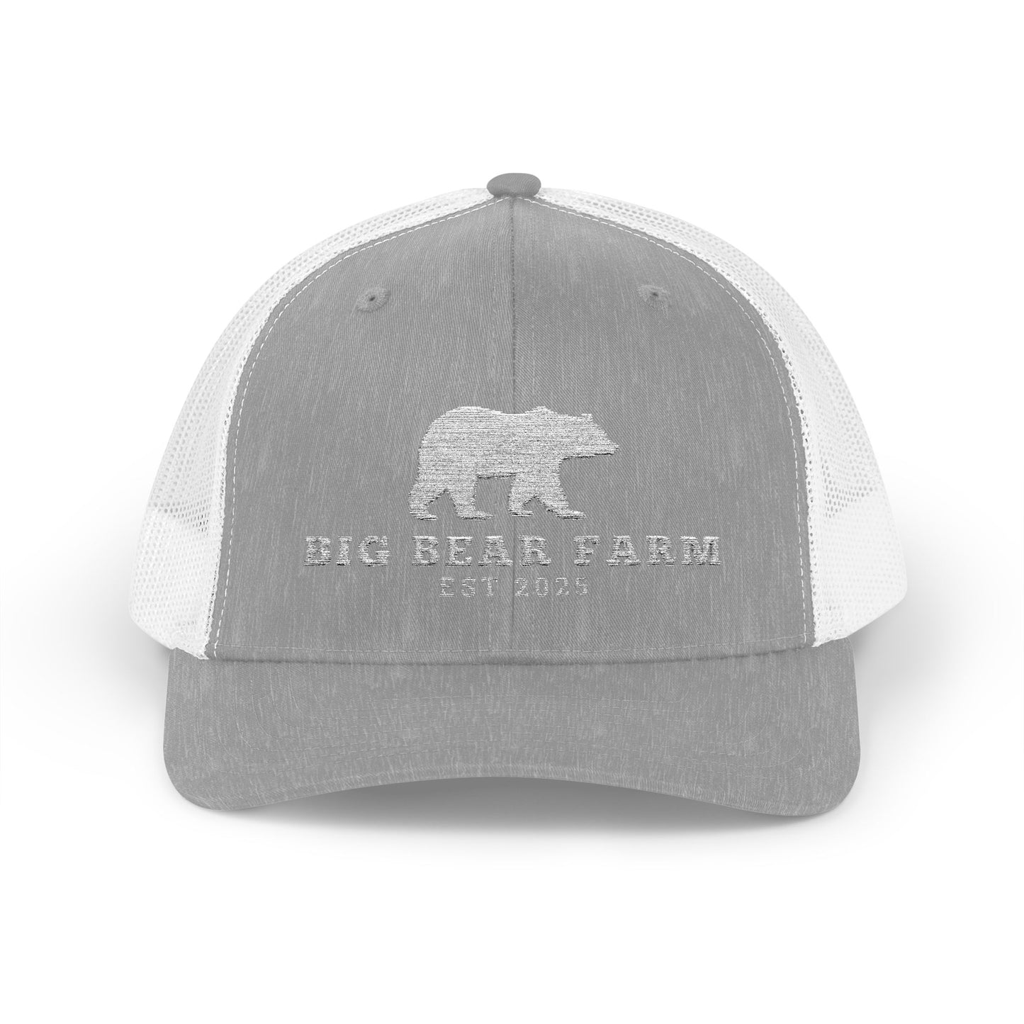 INSPIRED B B FARM W Trucker Cap  Embroidered Mesh Snapback