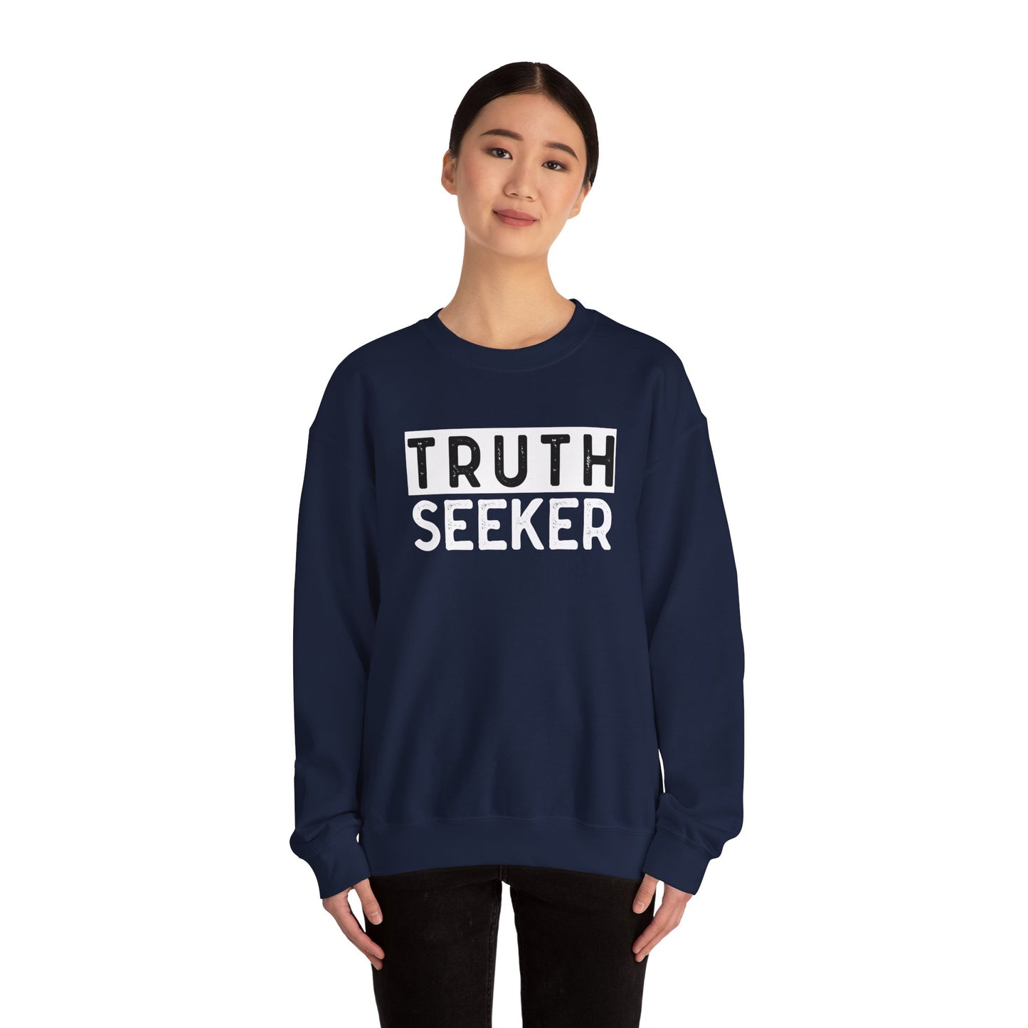 INSPIRED TRUTH SEEKER Heavy Blend™ UNISEX Crewneck Sweatshirt