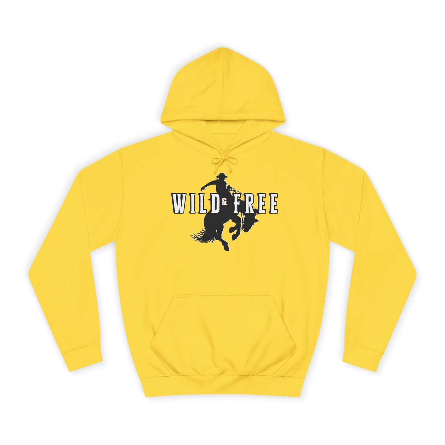 COWBOY WILD AND FREE B UNISEX College Hoodie