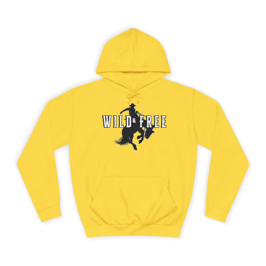 COWBOY WILD AND FREE B UNISEX College Hoodie