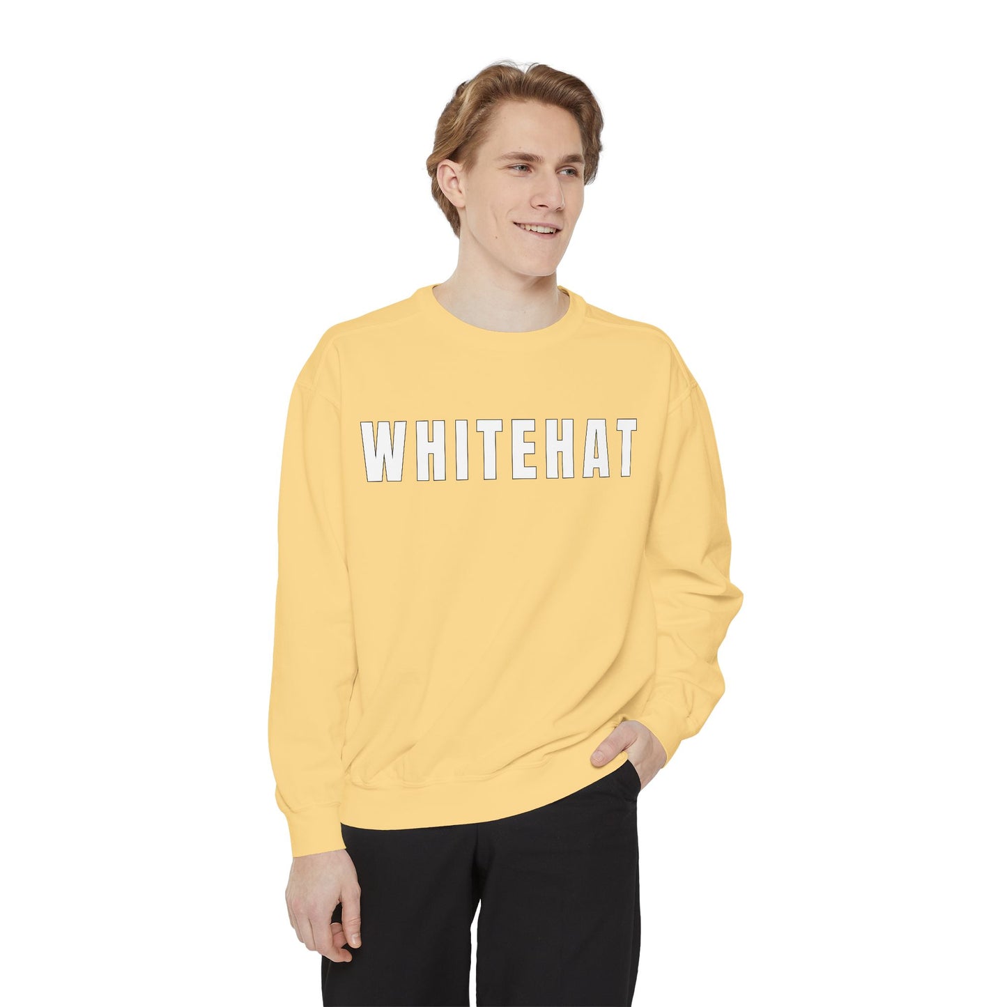INSPIRED Whitehat UNISEX Garment-Dyed Sweatshirt