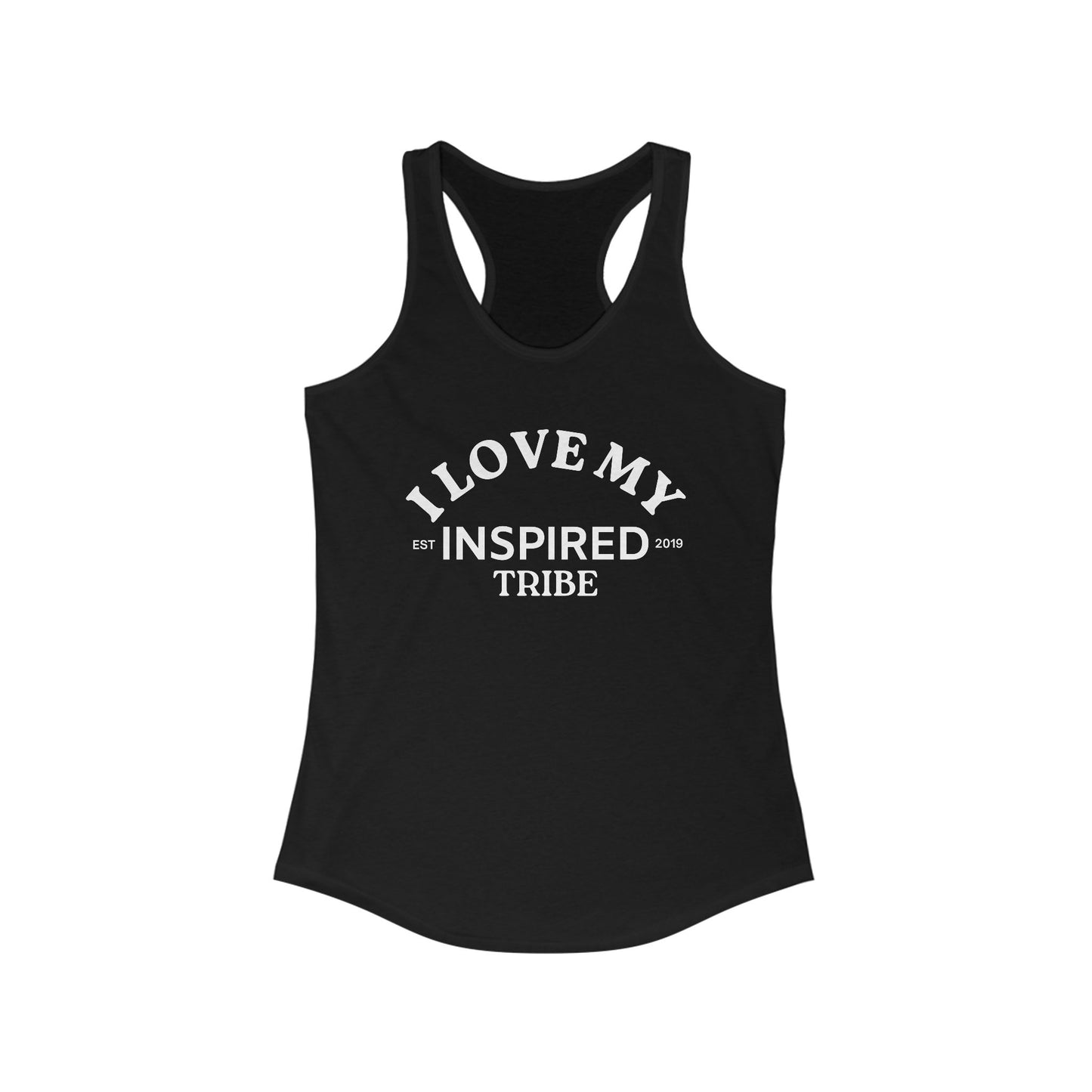 I LOVE MY INSPIRED TRIBE Women's Racerback Tank