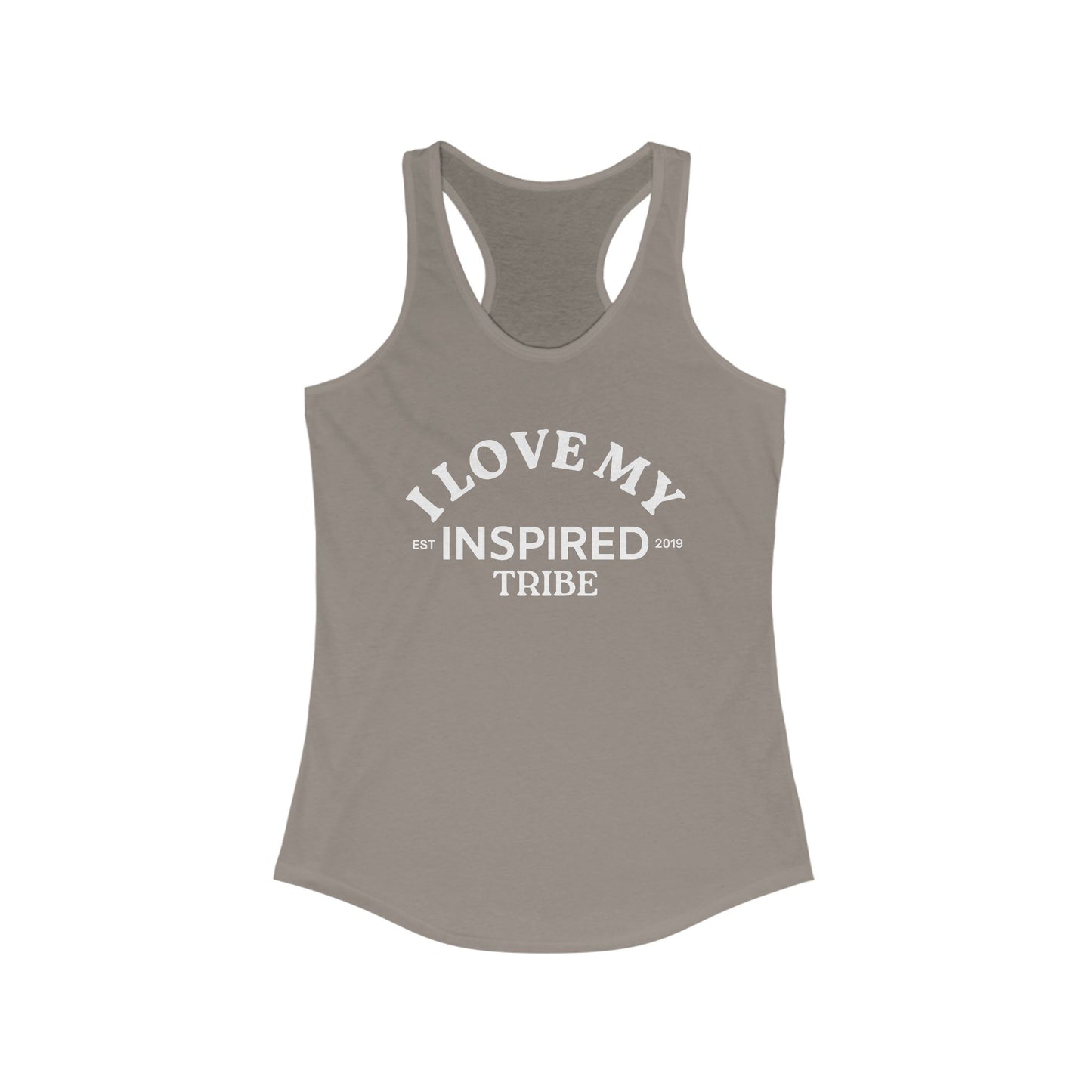 I LOVE MY INSPIRED TRIBE Women's Racerback Tank