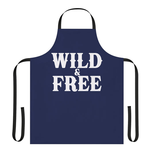 WILD AND FREE Apron, 5-Color Straps (AOP)