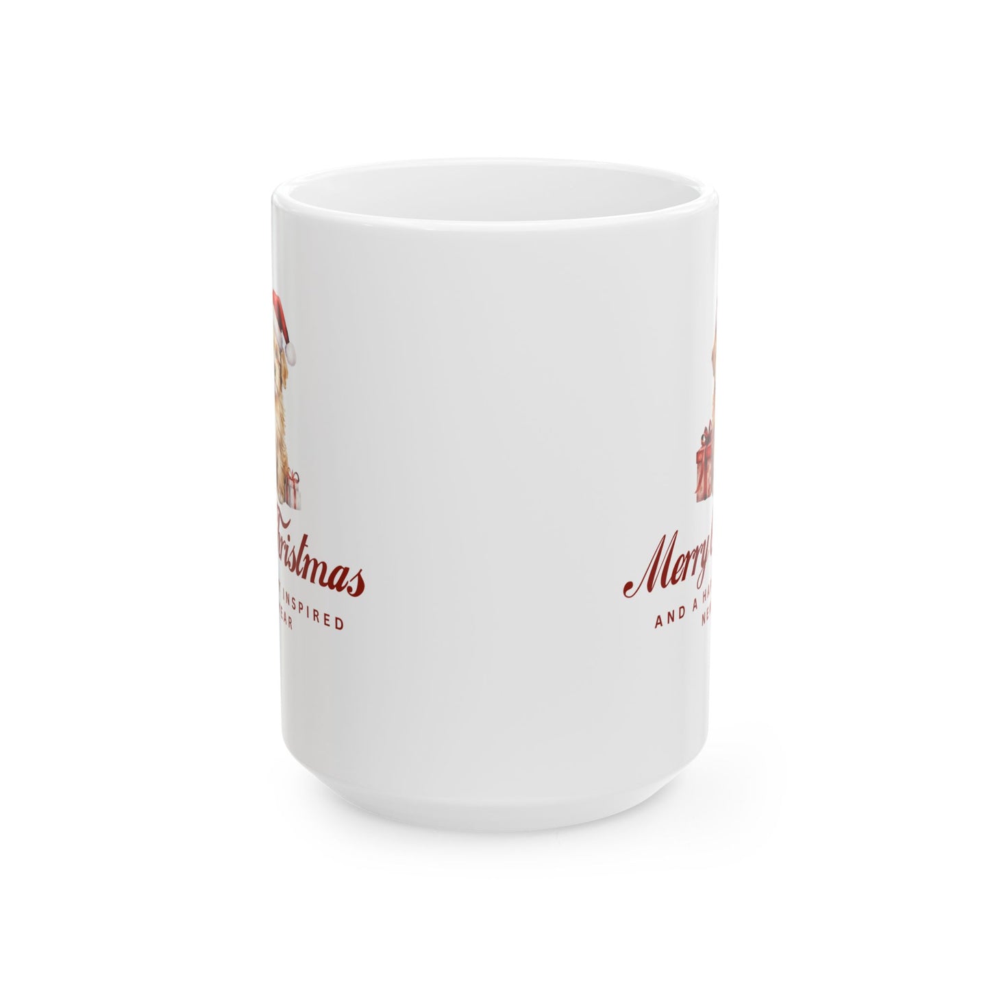 INSPIRED SPECIAL CHRISTMAS Edition  Dog Ceramic Mug  Coffee Cup