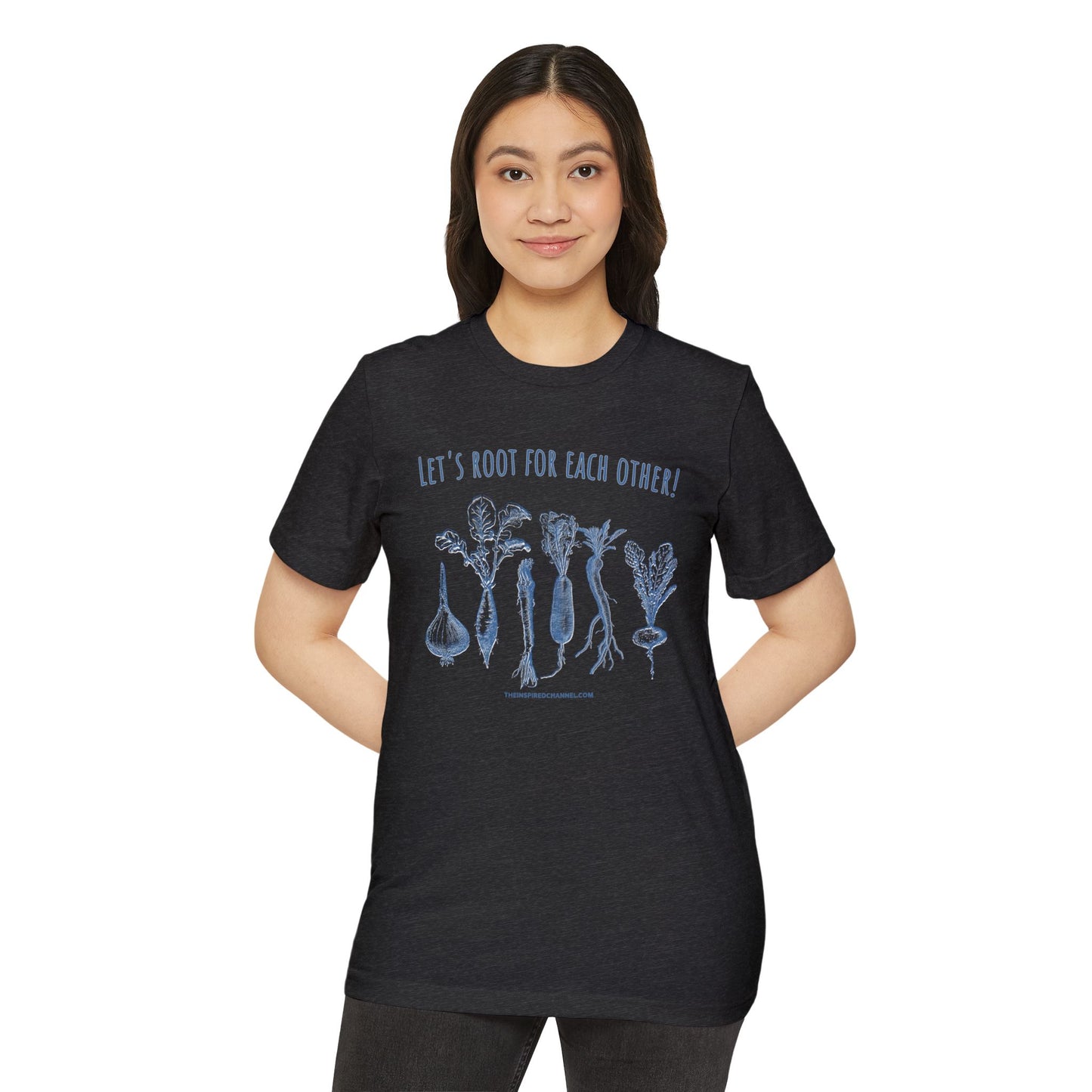 INSPIRED GARDEN L Unisex Recycled ORGANIC T-Shirt